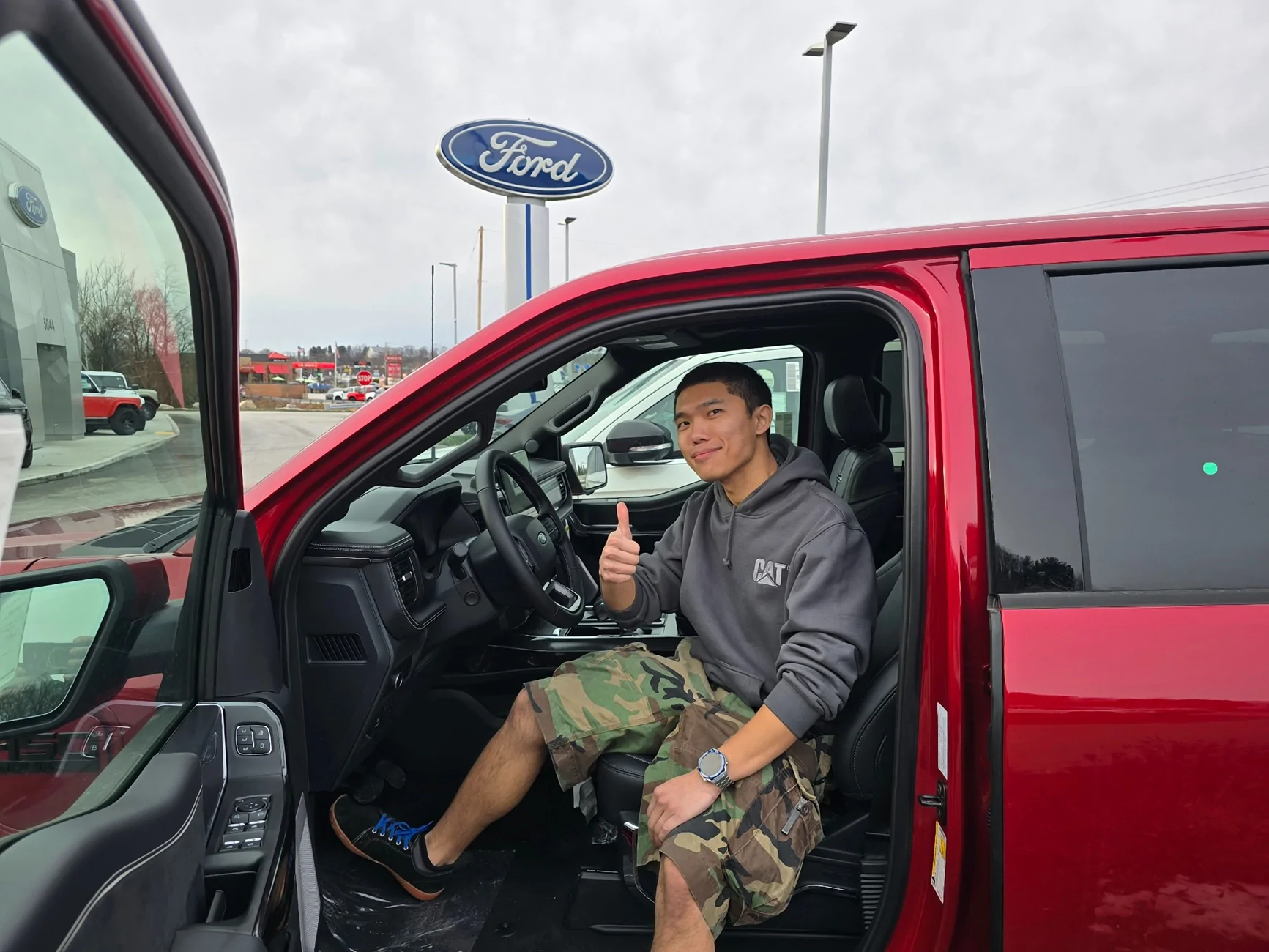 Ford F-150 Lightning VIN number for the last RED Platinum Lightning (1FT6W7L78SWG30746) 20251220_151530