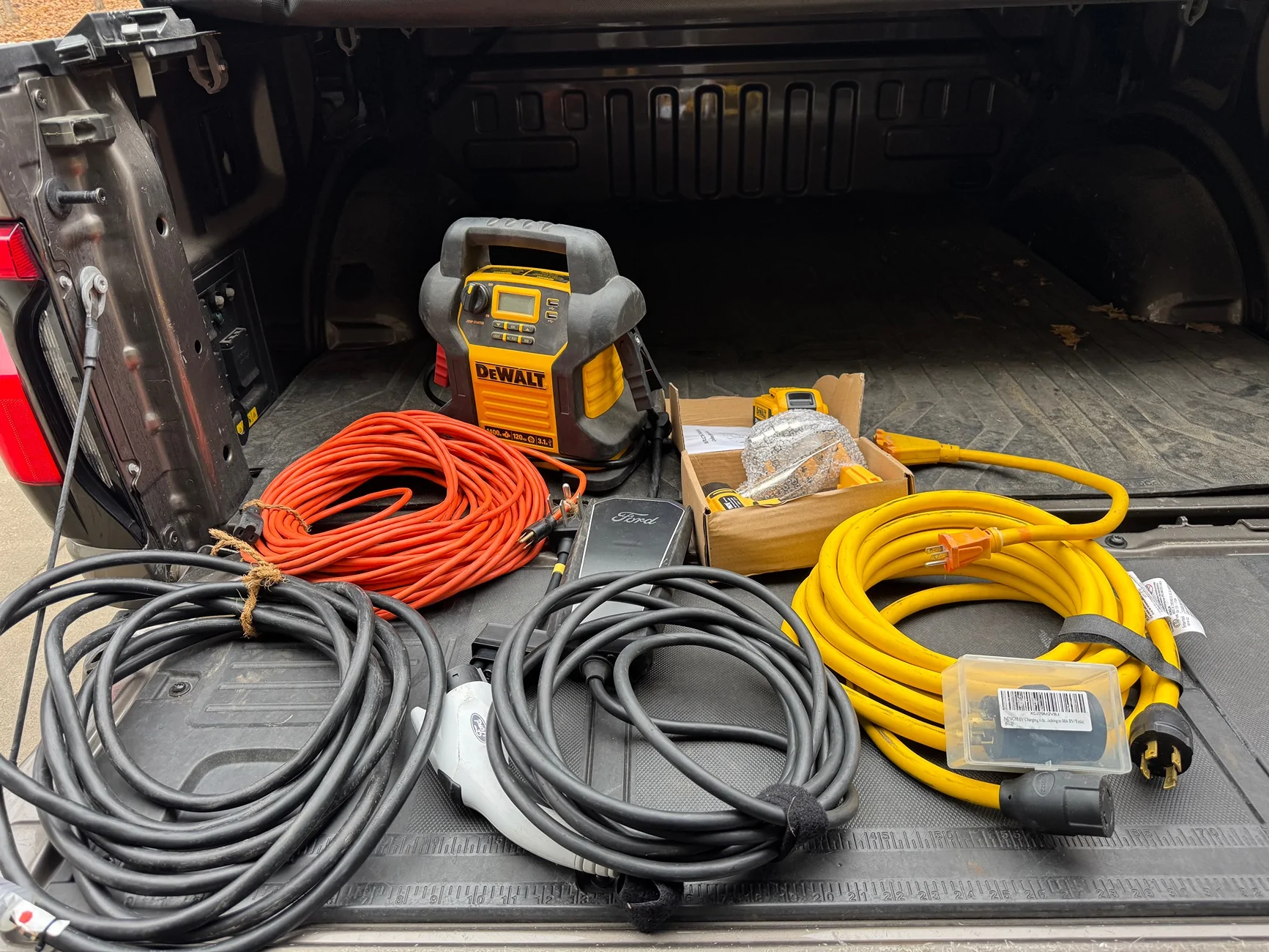 Ford F-150 Lightning Preparing for road trip IMG_5933