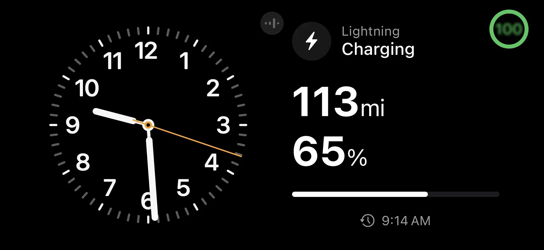 Ford F-150 Lightning Ford app widget on Apple iOS only automatically updates every 20 minutes when in Standby ford widget