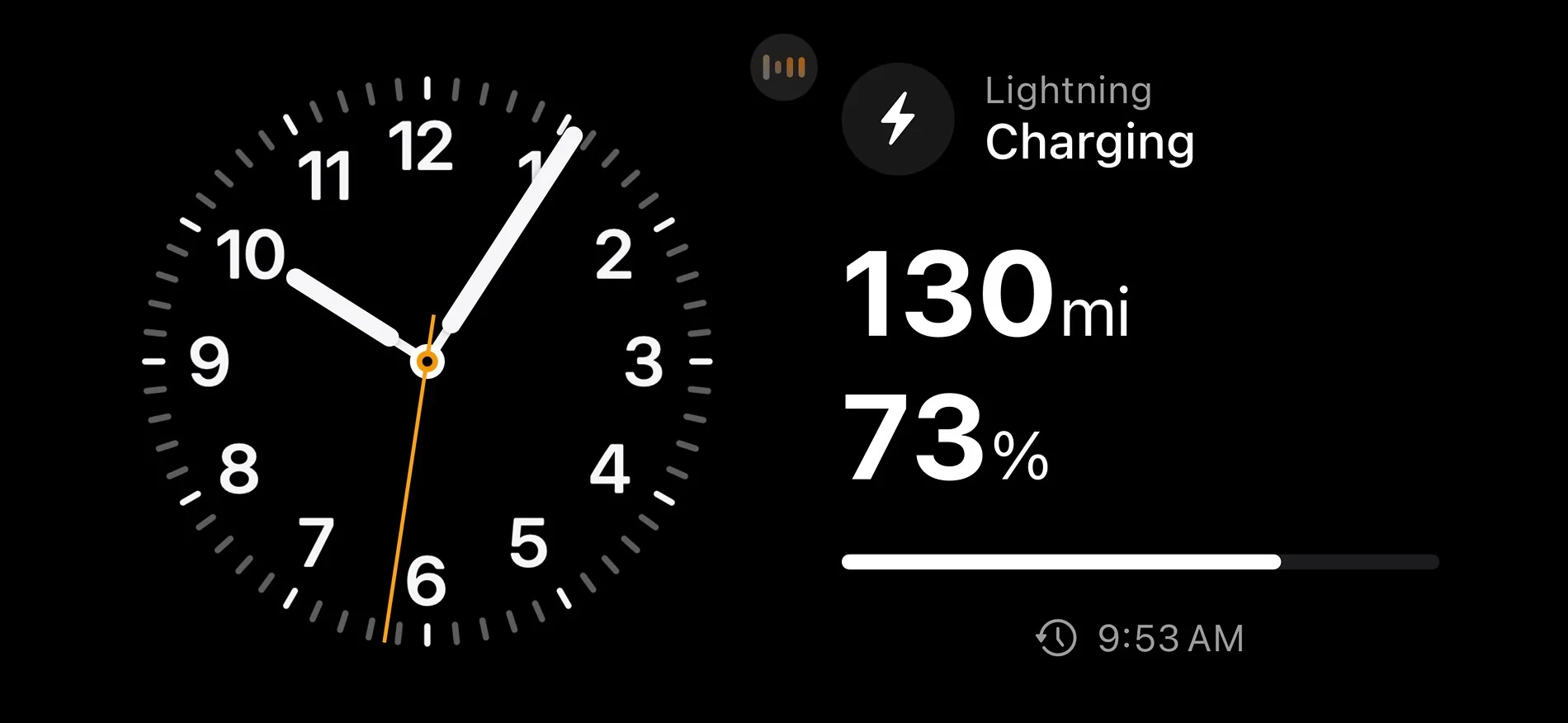 Ford F-150 Lightning Ford app widget on Apple iOS only automatically updates every 20 minutes when in Standby ford widget2