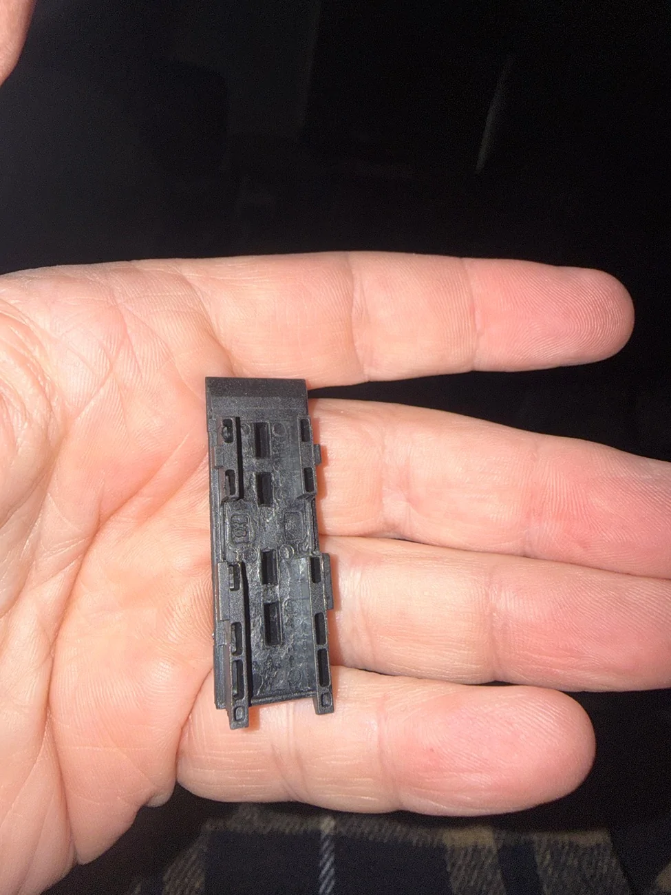 Ford F-150 Lightning I found this part under my rear seat on my 2022 F150 Lightning Lariat. Anyone know where it goes or what’s it from?  Any help would be appreciated. IMG_6636