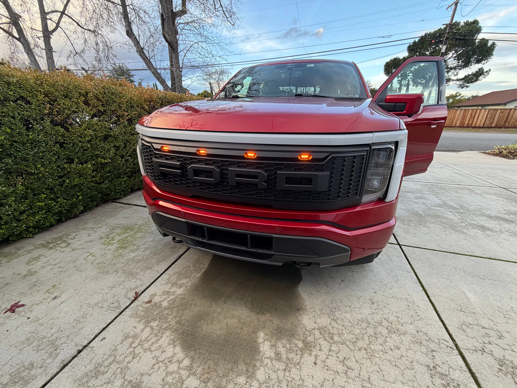 Ford F-150 Lightning ‼️ UPDATE FORD E-RAPTOR grille swap and install tutorial IMG_0426
