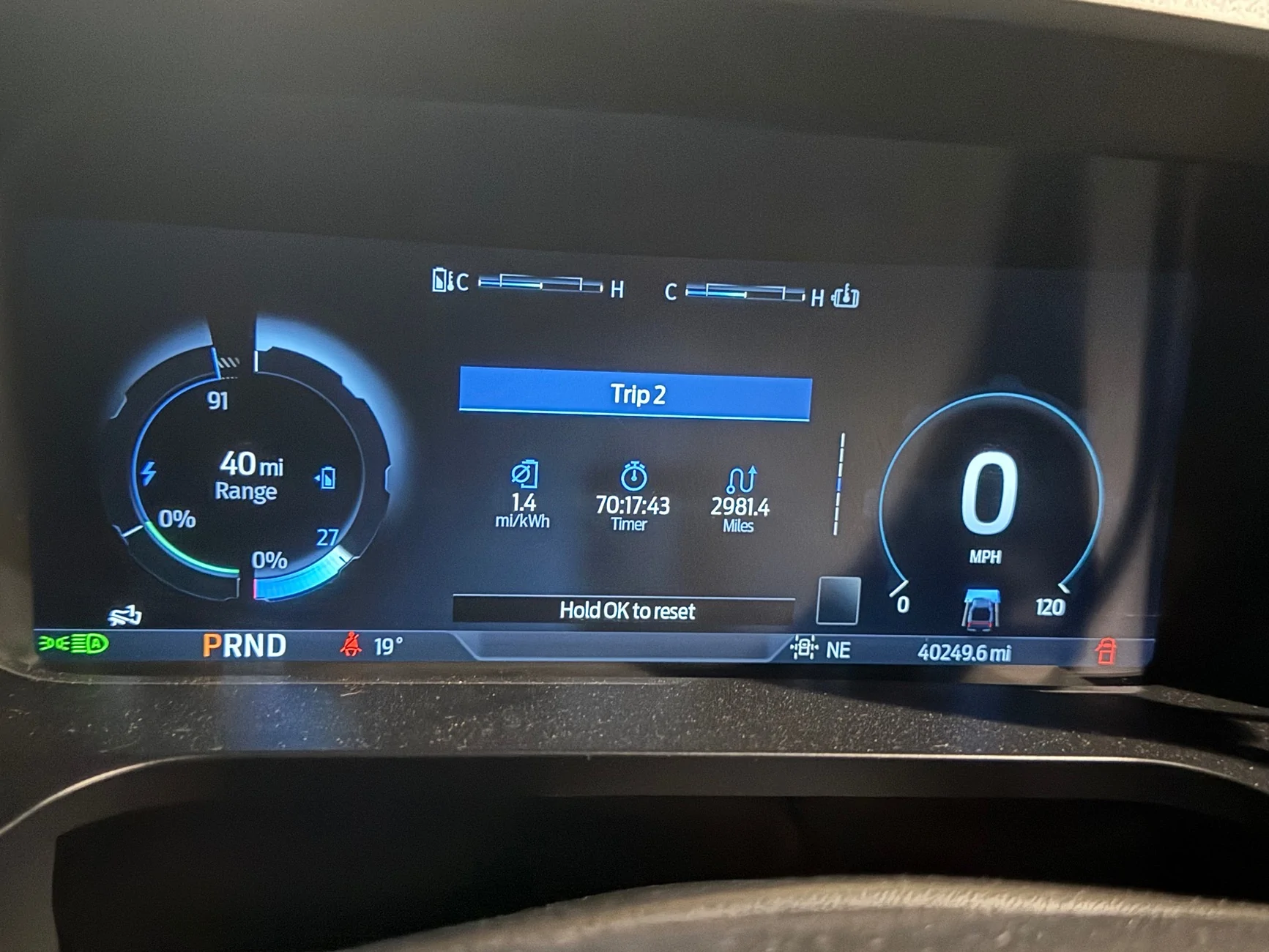 Ford F-150 Lightning 100 miles on Hankook iON HT EV tires - review & range / consumption data IMG_1984