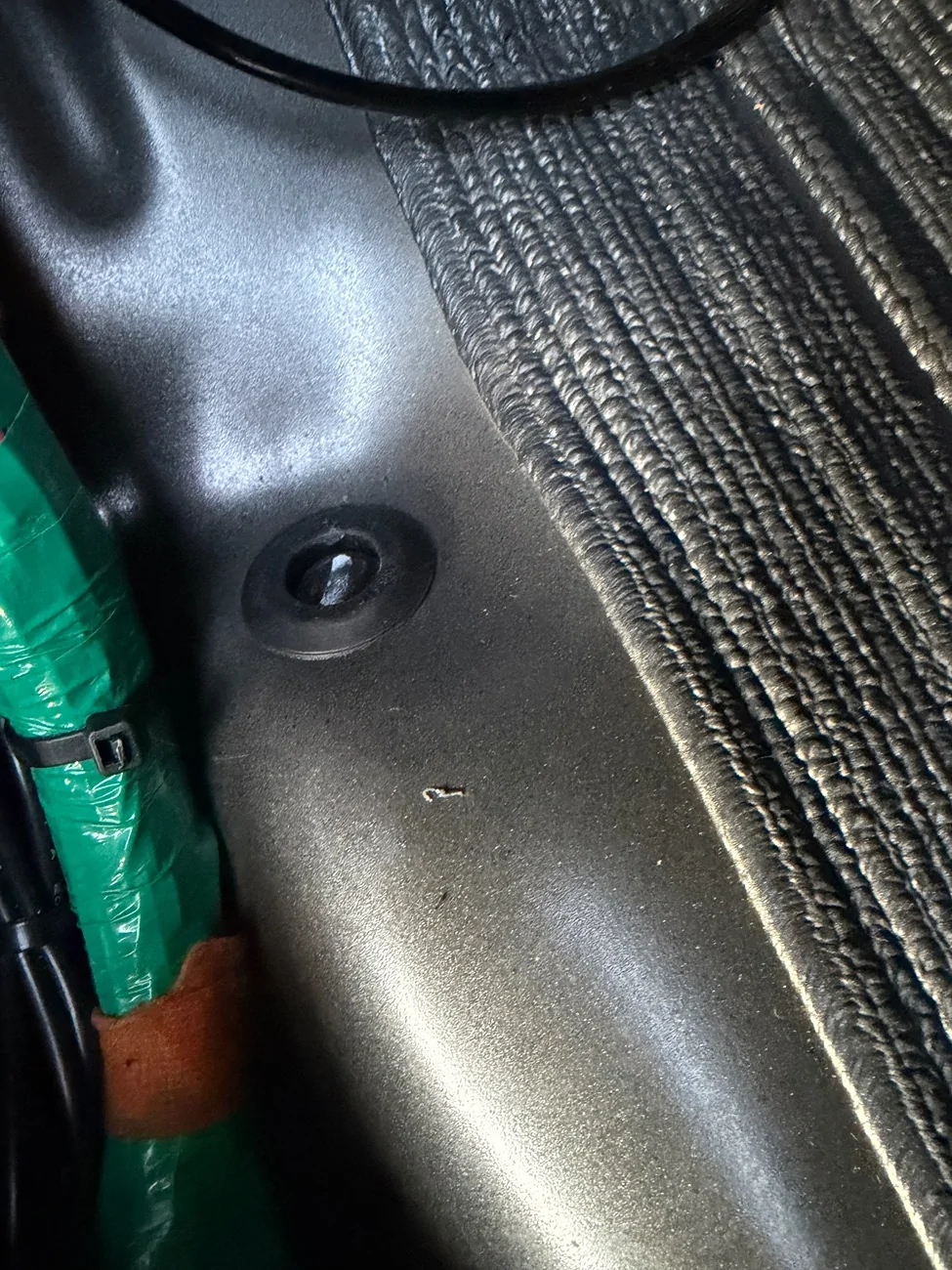 Ford F-150 Lightning Possible leak, wet driver floorboard IMG_1889