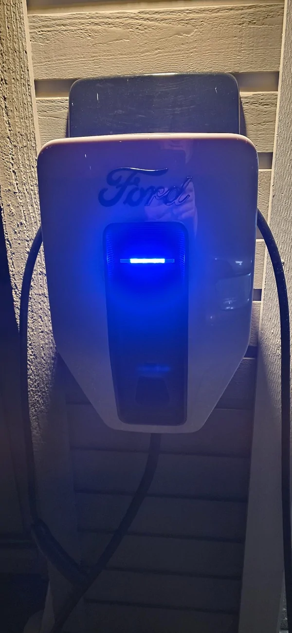 Ford F-150 Lightning Charging a Tesla with FCSP 20260107_175758