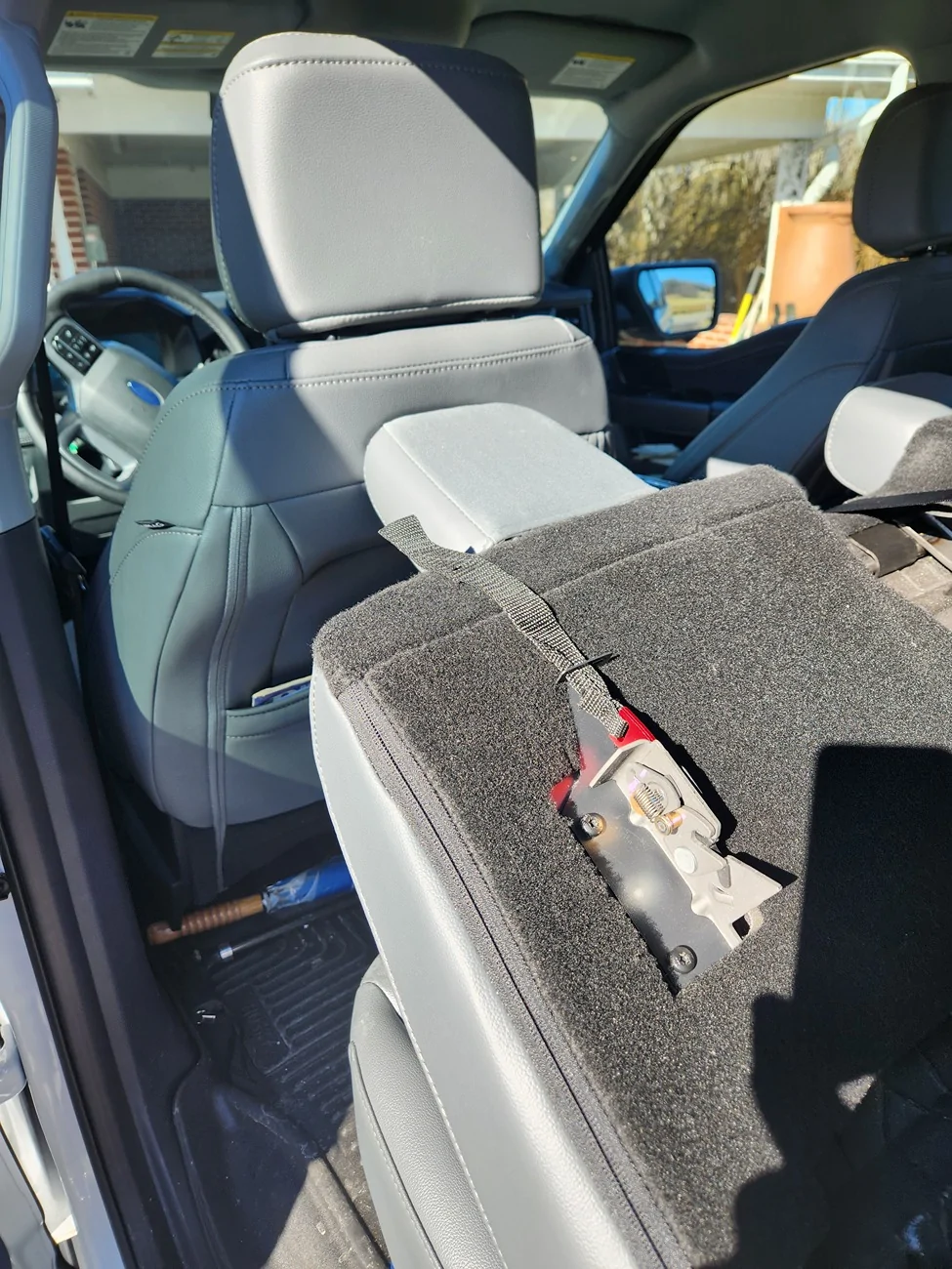Ford F-150 Lightning Sub speaker behind rear seat suddenly blown out 20260112_132012