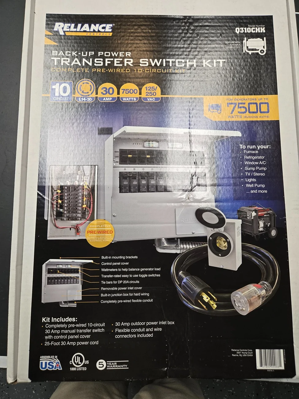 Ford F-150 Lightning Manual Transfer Switch 17682685518032773134980929468523