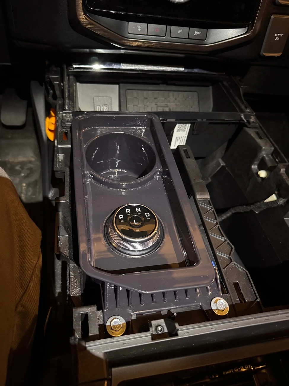 Ford F-150 Lightning Another rotary shifter mod IMG_5283