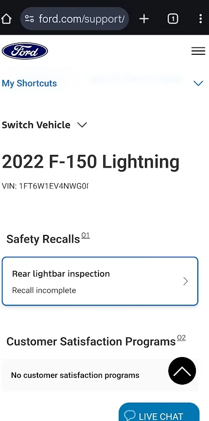 Ford F-150 Lightning Ford app service action fail (mixed messaging) 1768516465174-ri