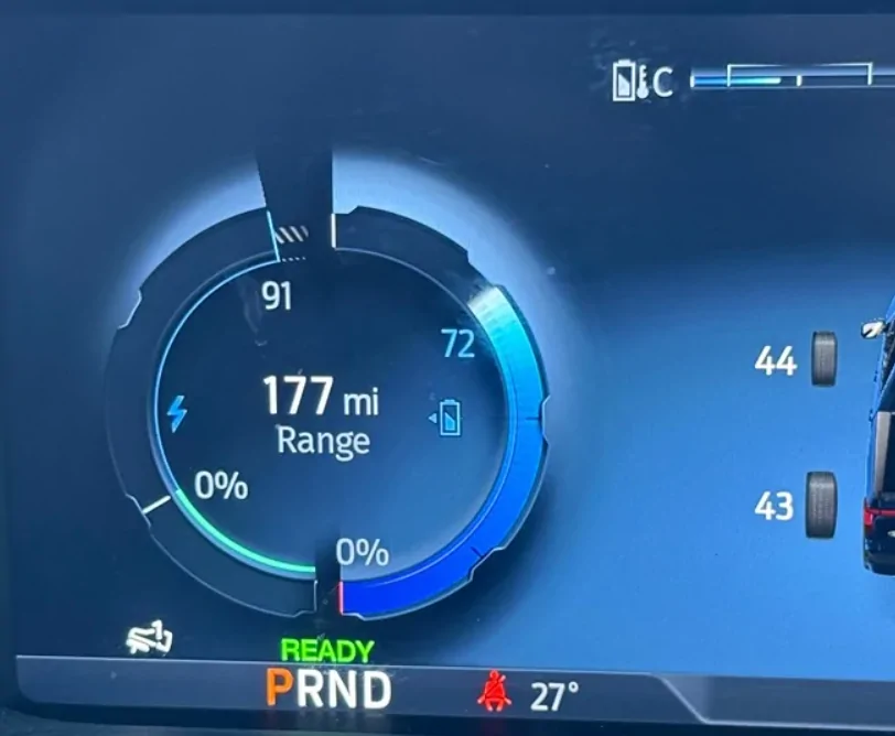 Ford F-150 Lightning Ford app says 100% charged when setting is at 85% 1768581468613-z5