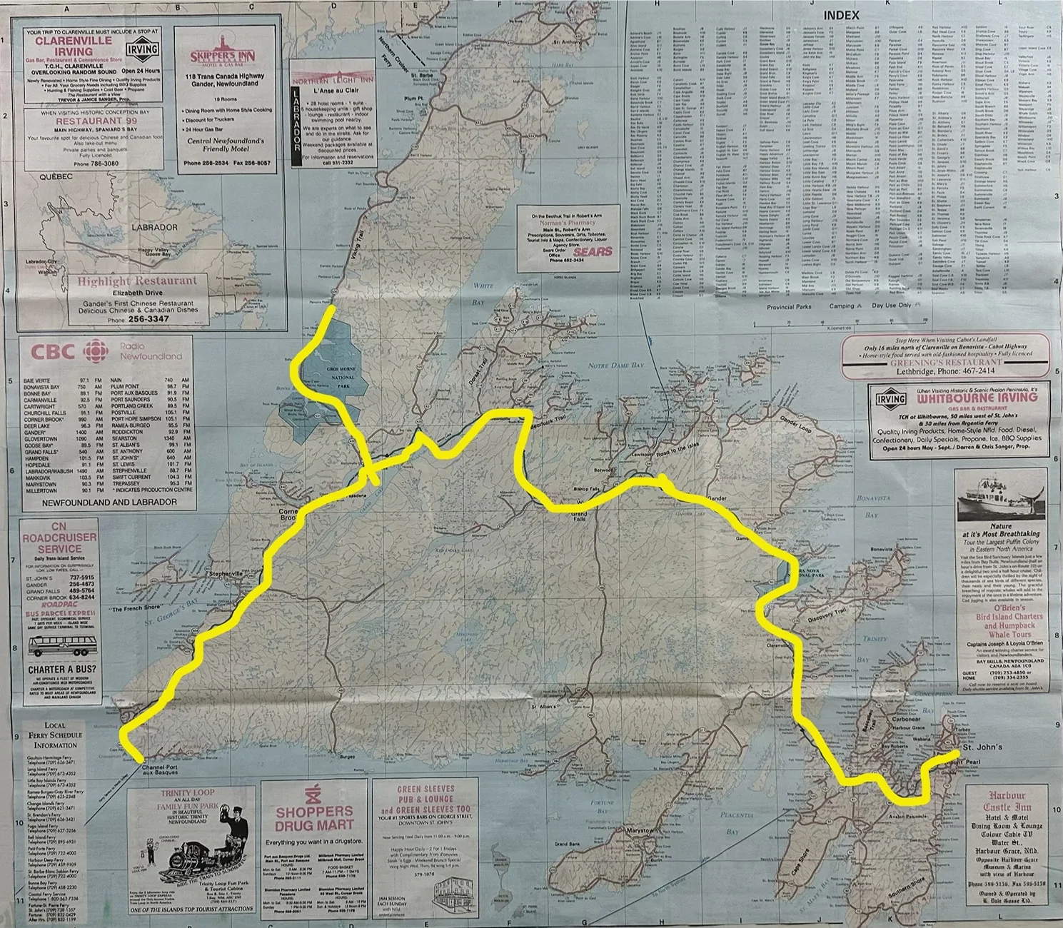 Ford F-150 Lightning Newfoundland, Canada in December = two blizzards, three moose and four herds of caribou. Our Newfoundland rout