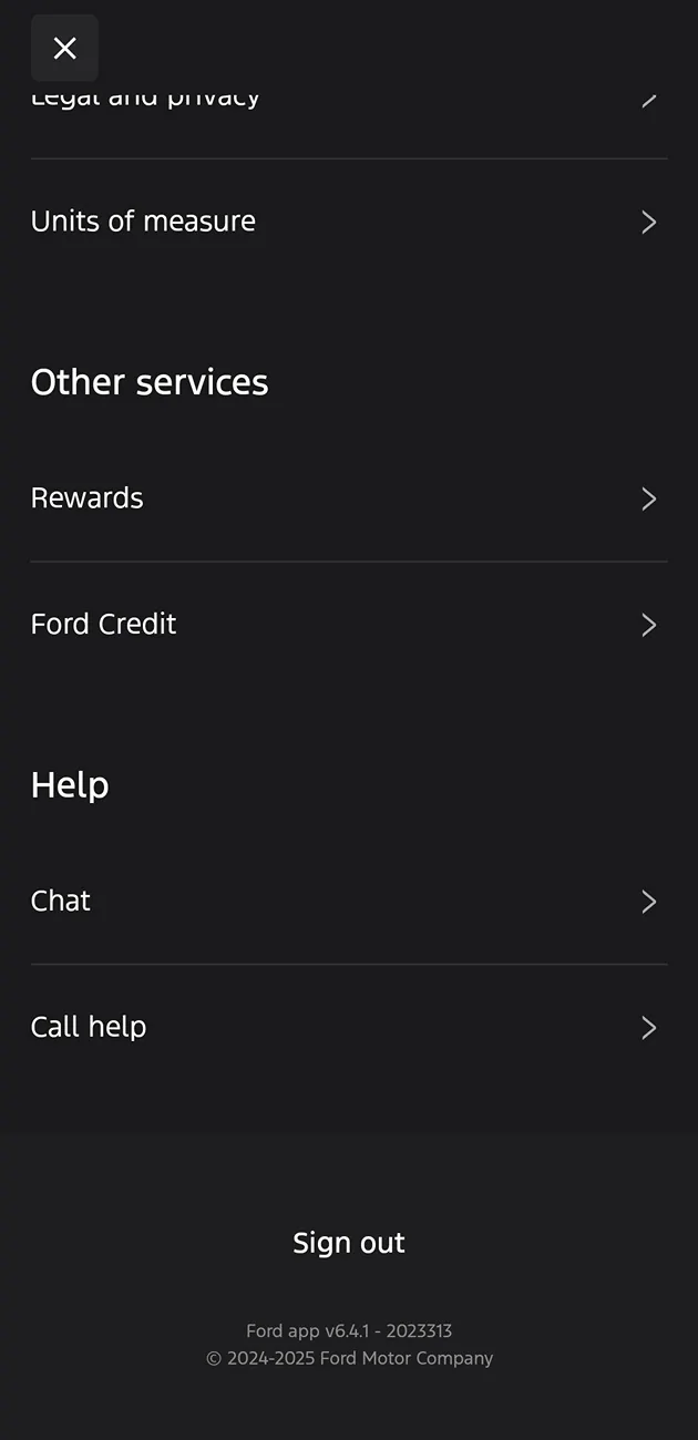 Ford F-150 Lightning Ford app 6.4.0 & 6.4.1 update iOS & Android 1000012119