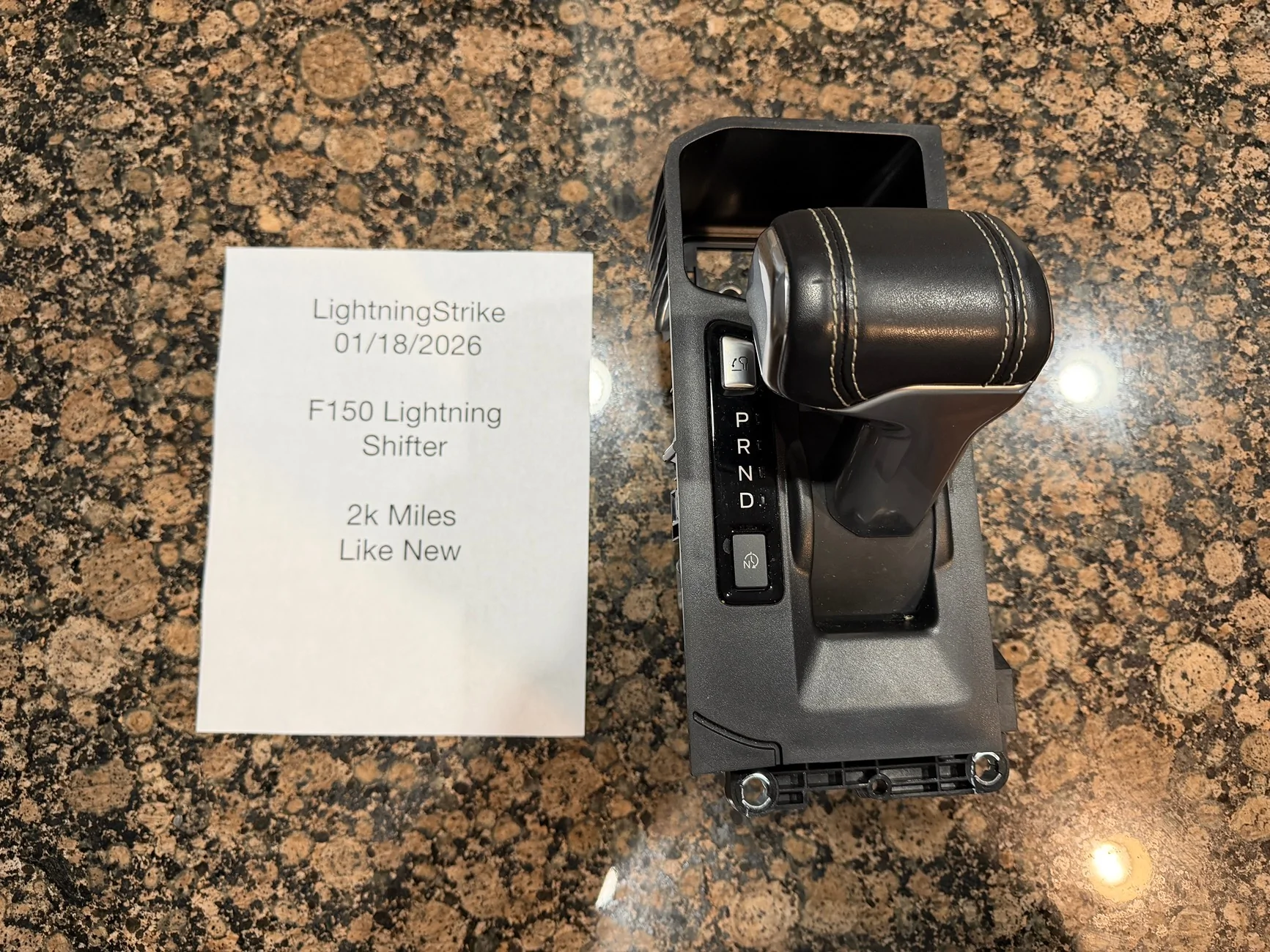 Ford F-150 Lightning Like New - F150 Lightning Motorized Shifter IMG_0425