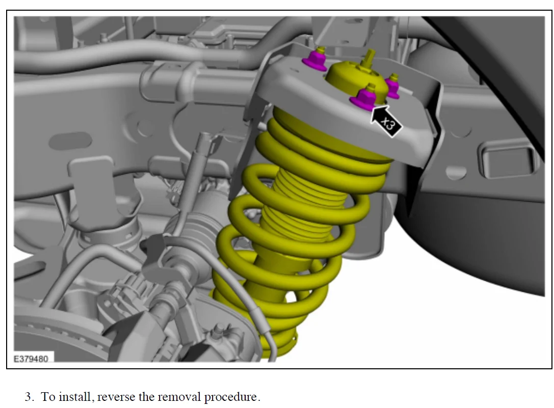 Ford F-150 Lightning Replacing rear shocks, having difficulty aligning bottom bolt 1768861887538-5