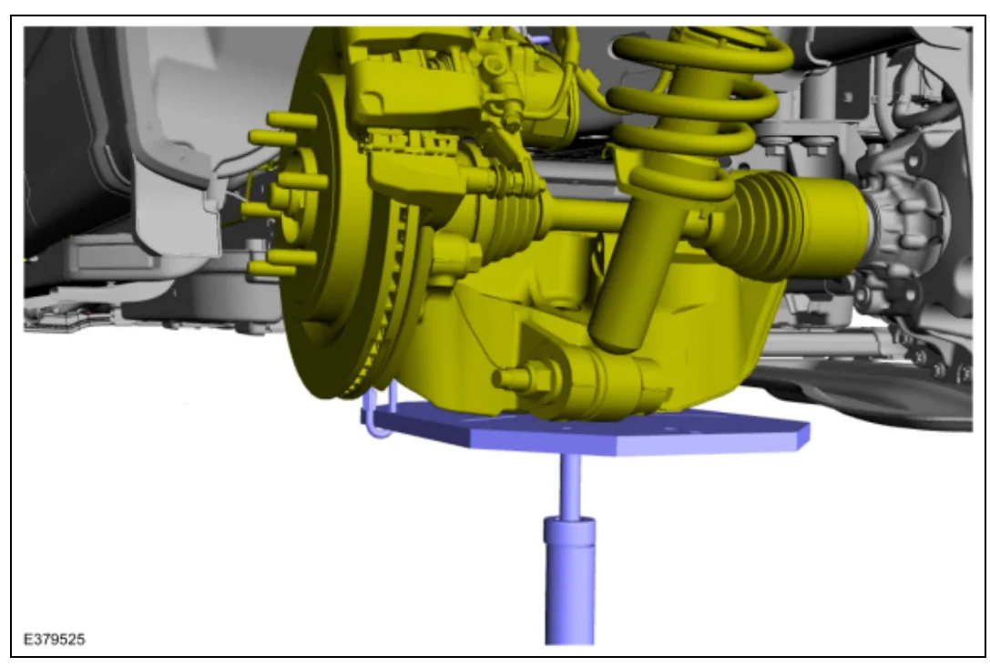 Ford F-150 Lightning Replacing rear shocks, having difficulty aligning bottom bolt 1768864462296-ty