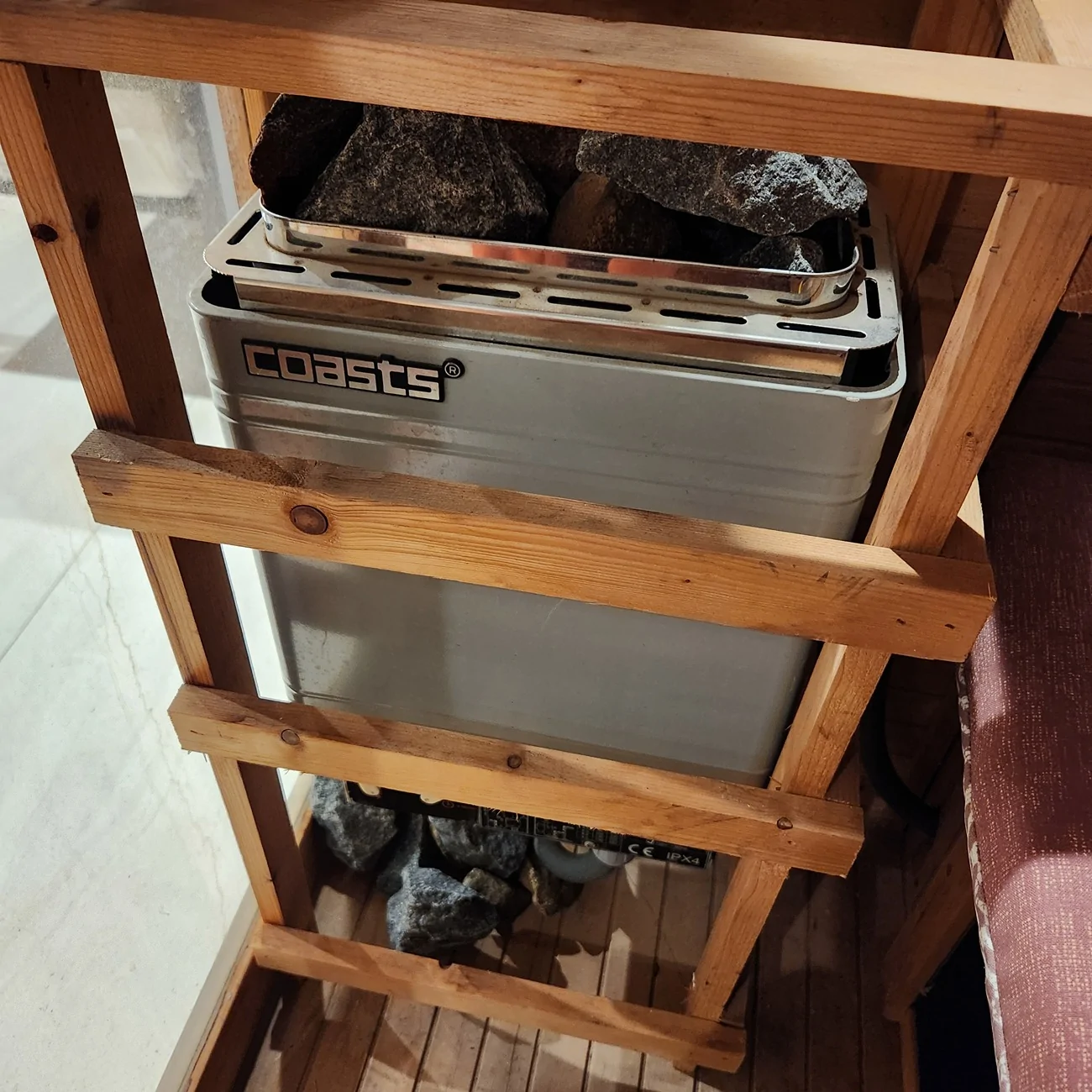 Ford F-150 Lightning Can I run a 6kW "220-240v" sauna on the rear outlet? Link to item in question... but don't snake my auction, bro! 20260119_173547