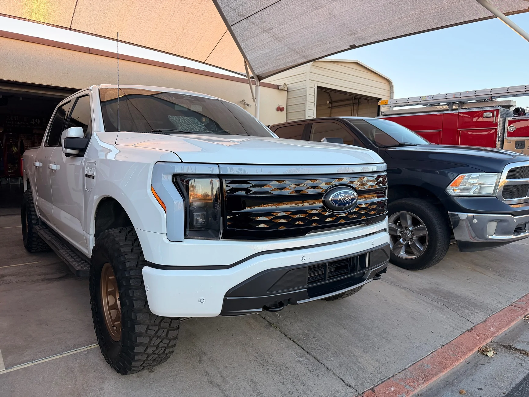 Ford F-150 Lightning “Vader Black” Lightning grille for 1/3 the price of OEM! IMG_0815