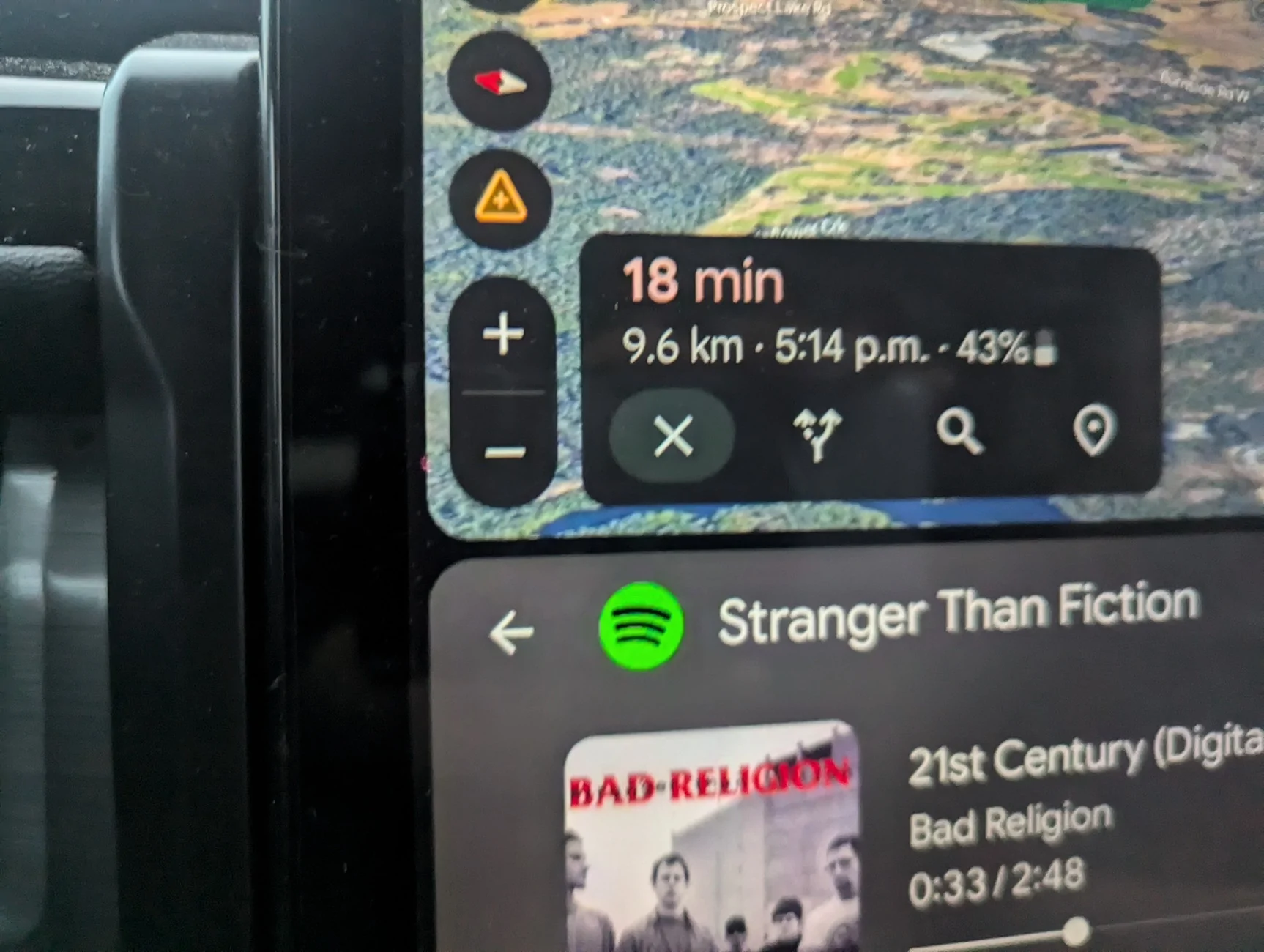 Ford F-150 Lightning Distance to destination on dash = 0kms PXL_20260123_005636389