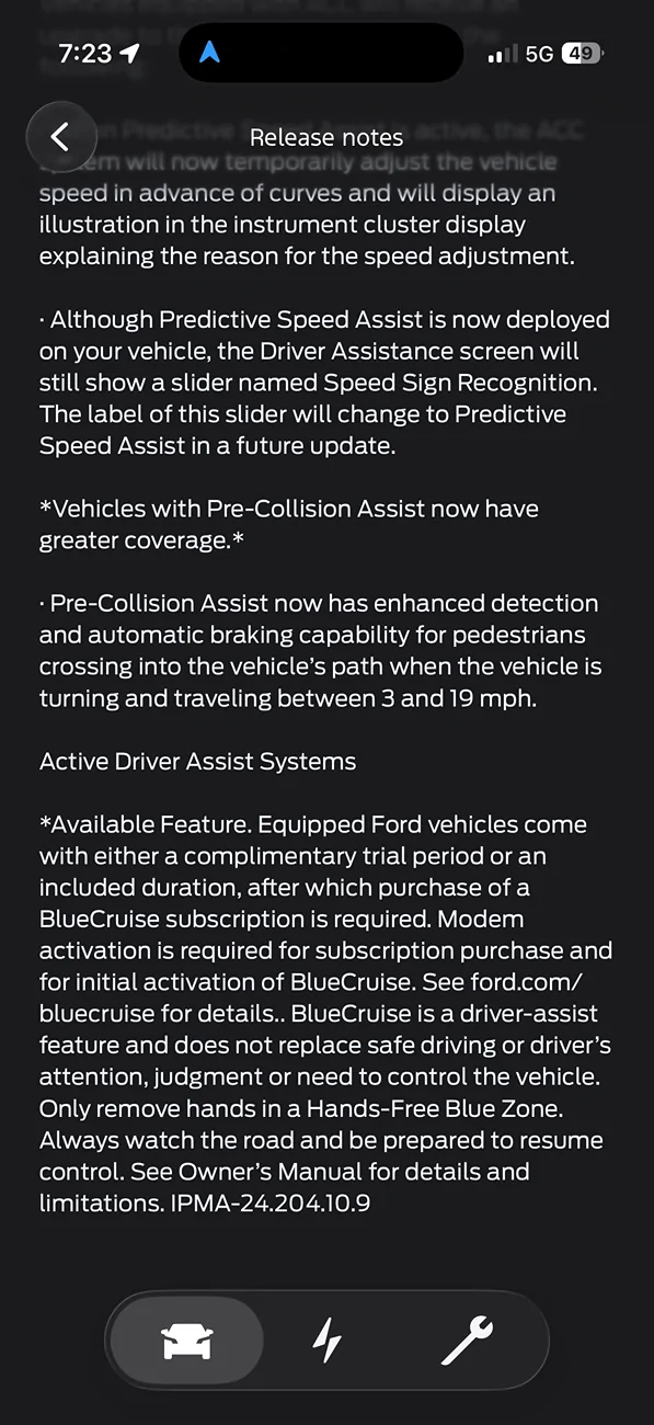 Ford F-150 Lightning Blue Cruise 1.4.x : IPMA 24.204.10.9 IMG_2293