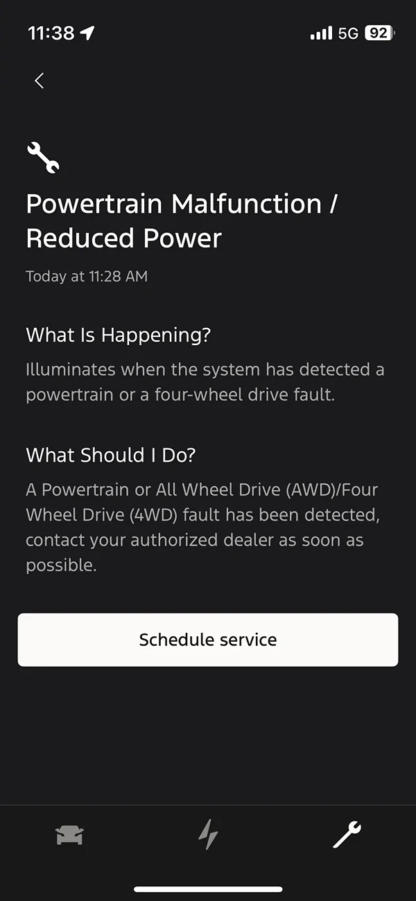 Ford F-150 Lightning New owner of used 22 ER Lariat, 8 days and drivetrain malfunction IMG_1266