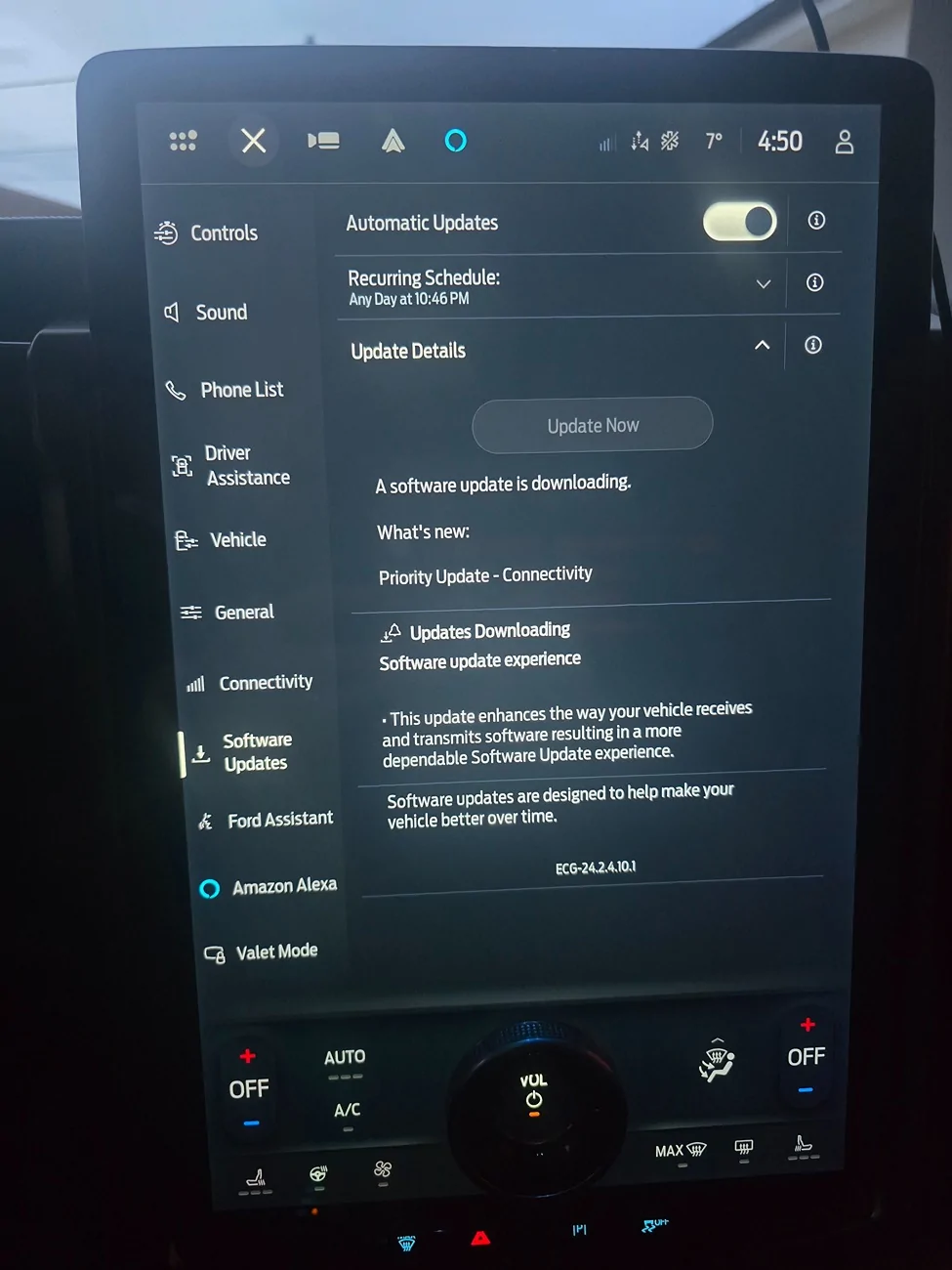 Ford F-150 Lightning TCU (Telematics Control Unit) is frozen or locked due to the continent/region change USA to EU 20260128_165112