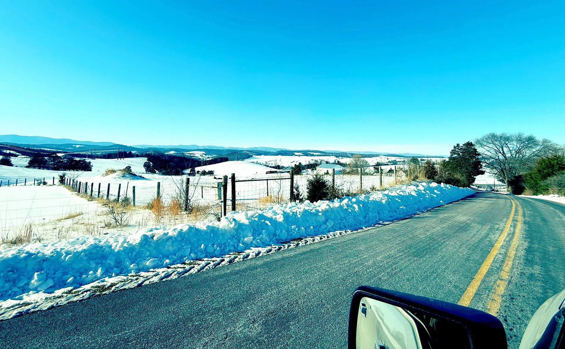 Ford F-150 Lightning Snow in the Shenandoah Valley IMG_7062