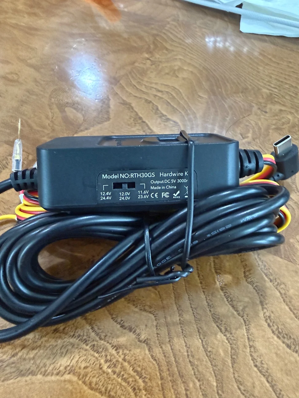 Ford F-150 Lightning Redtiger F17 Elite Dashcam Review LOW VOLTAGE PROTECTION SWITCH