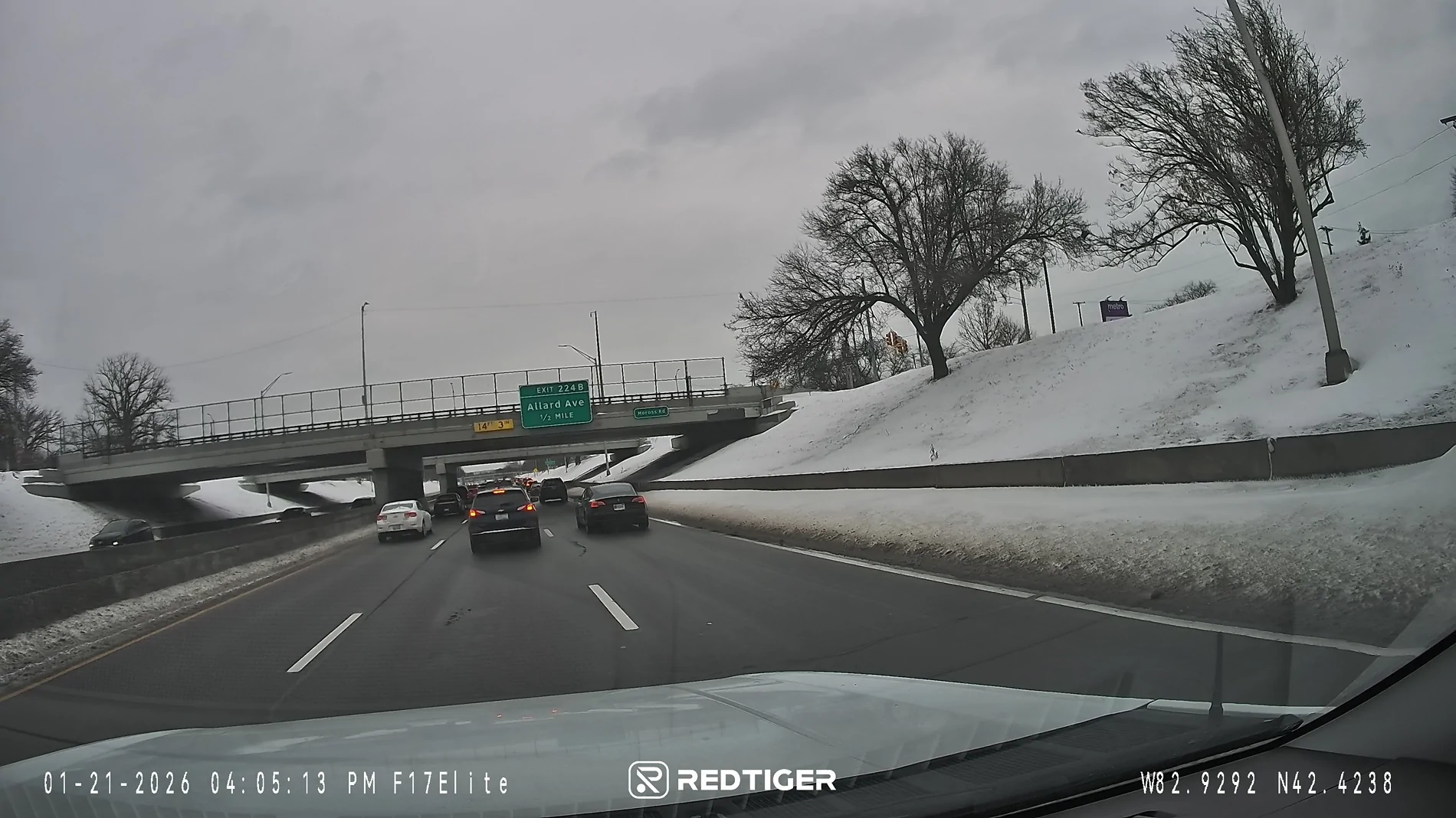 Ford F-150 Lightning Redtiger F17 Elite Dashcam Review FRONT DAY