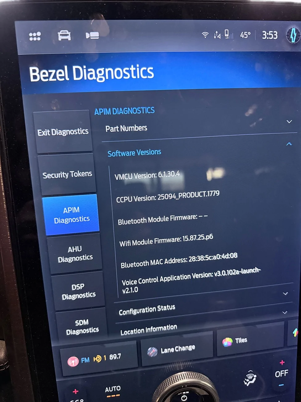 Ford F-150 Lightning Bezel Diagnostics Menu (undocumented in owners manual) IMG_4900