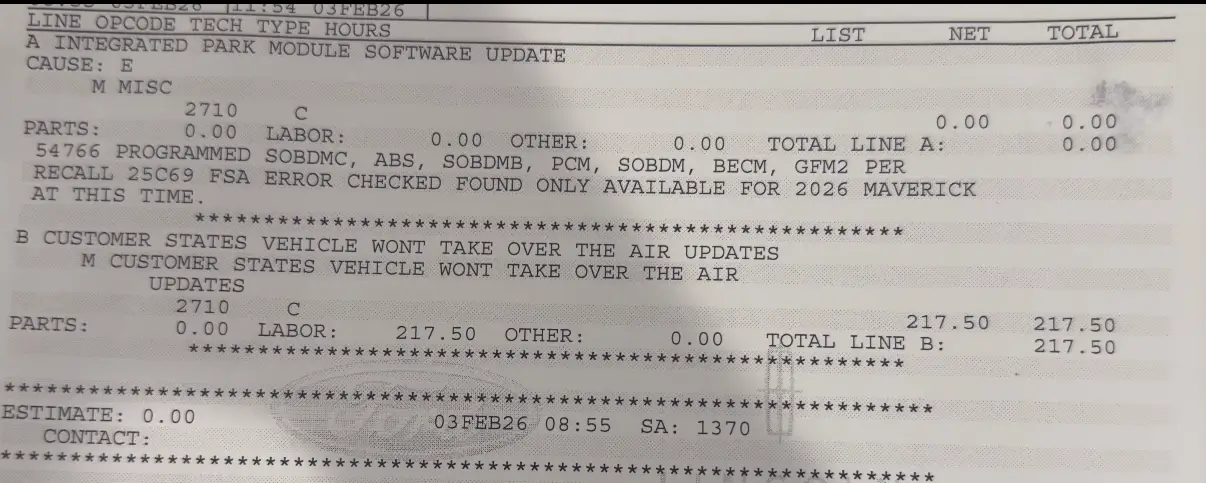 Ford F-150 Lightning 2022 Lightning Lariat ER, Can not get the BCM 24.5.1 update and ford or dealership won’t help IMG_2568