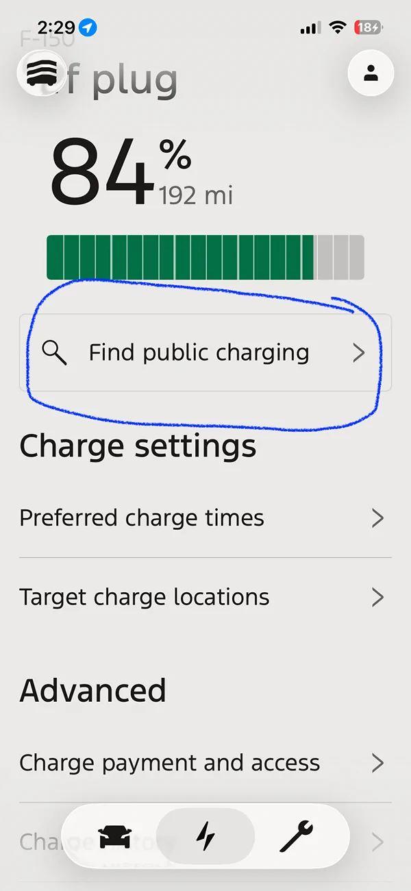 Ford F-150 Lightning New Ford App in Carplay IMG_1502