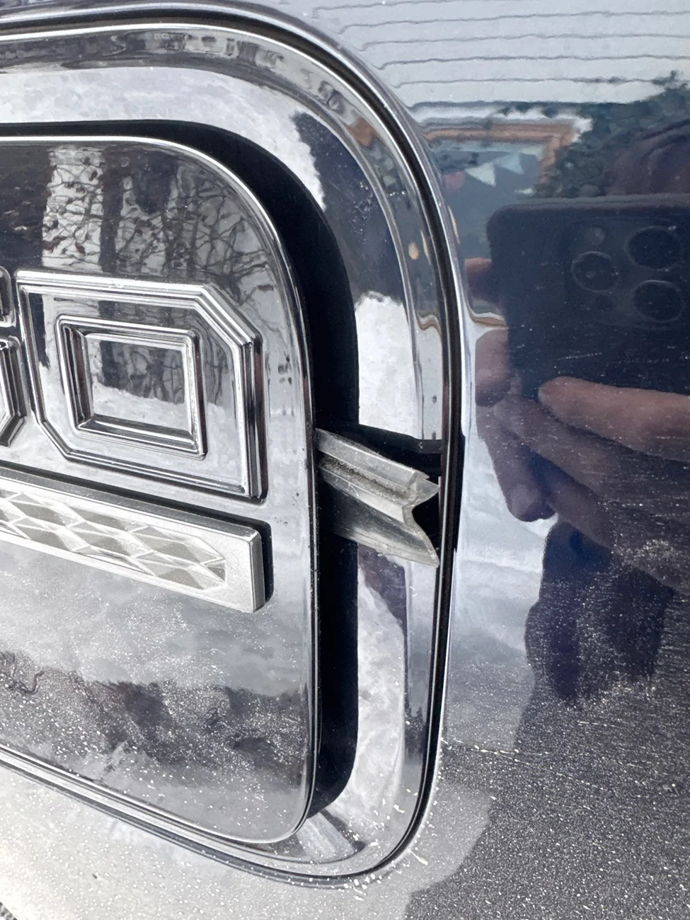 Ford F-150 Lightning Charge port door opening in Car Wash - Looking for j-1772 cap imag