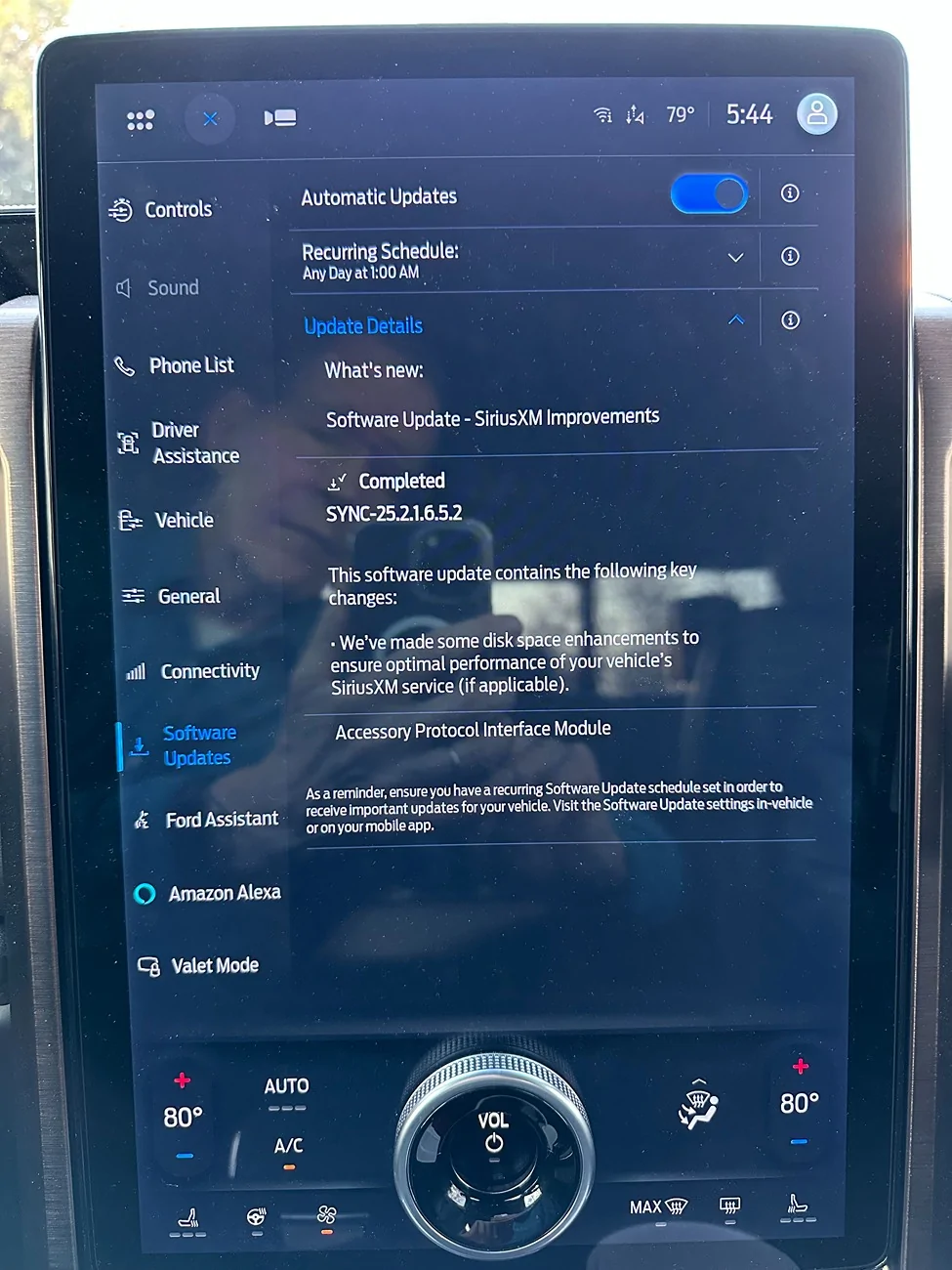 Ford F-150 Lightning SYNC-25.2.1.6.5.2 - SiriusXM Service Update IMG_1506