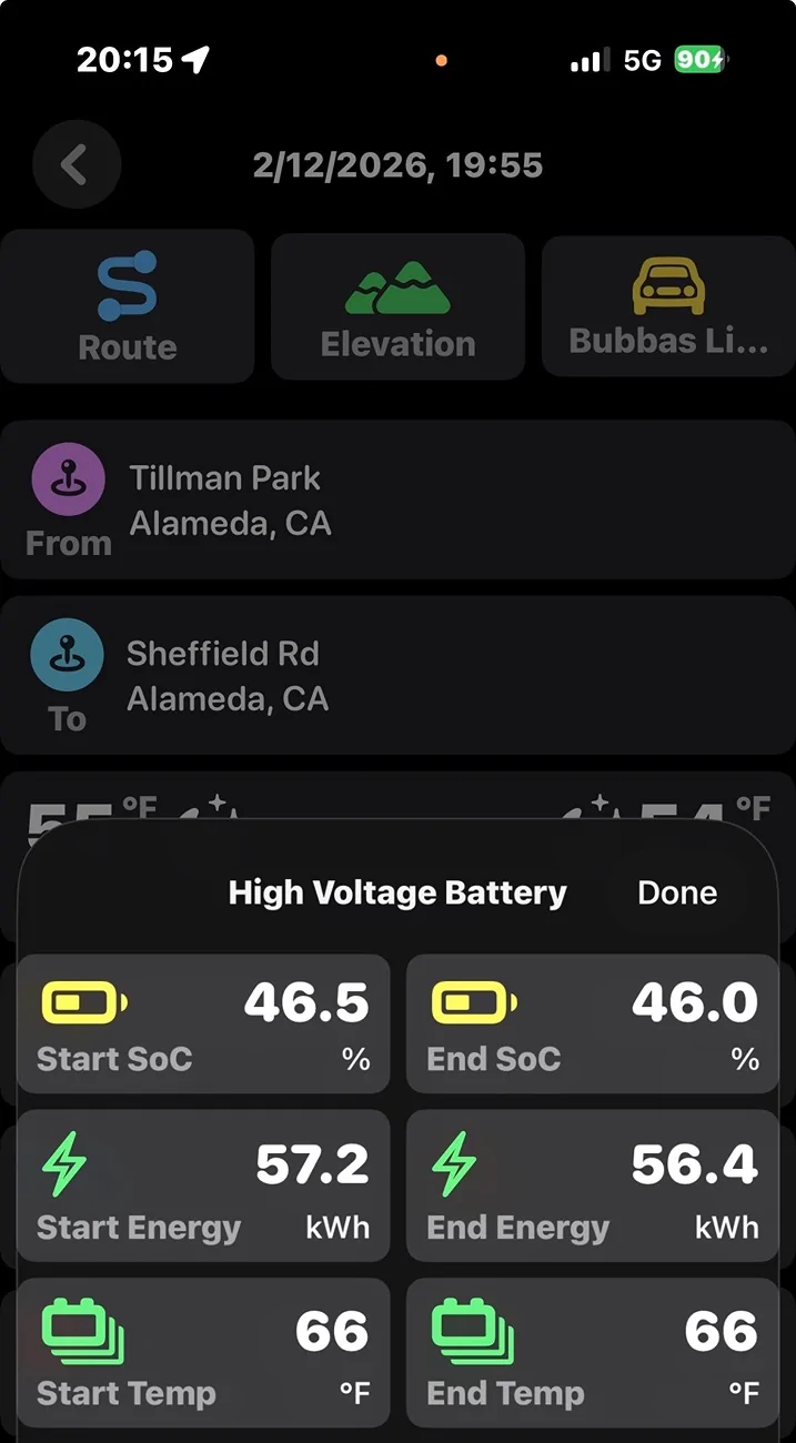 Ford F-150 Lightning Pankuzu (Breadcrumbs): trip & charging data recording app for your F-150 Lightning IMG_0762