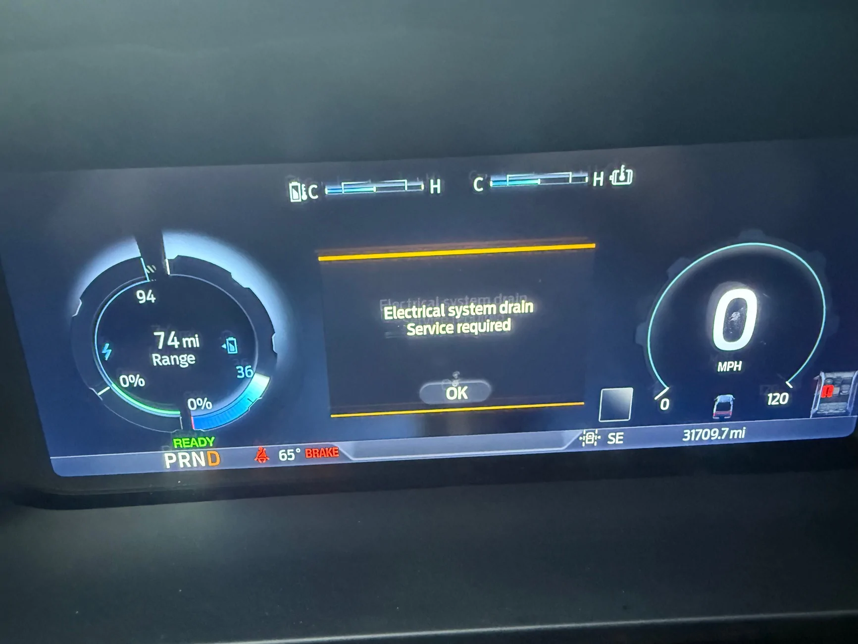 Ford F-150 Lightning "ELECTRIC SYSTEM DRAIN SERVICE REQUIRED" error IMG_1146