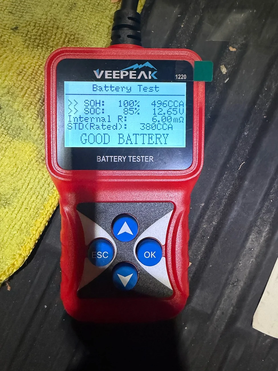 Ford F-150 Lightning 12 v battery tests good but it is going into low power mode IMG_2997