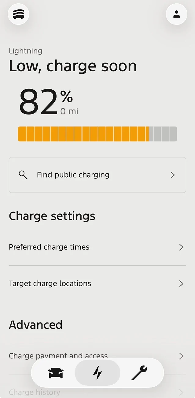 Ford F-150 Lightning Charge soon at 82% IMG_0717