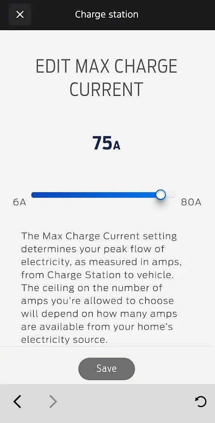 Ford F-150 Lightning Can’t set charging to 80 A via the software without power cycling FCSP 1771427248019-3