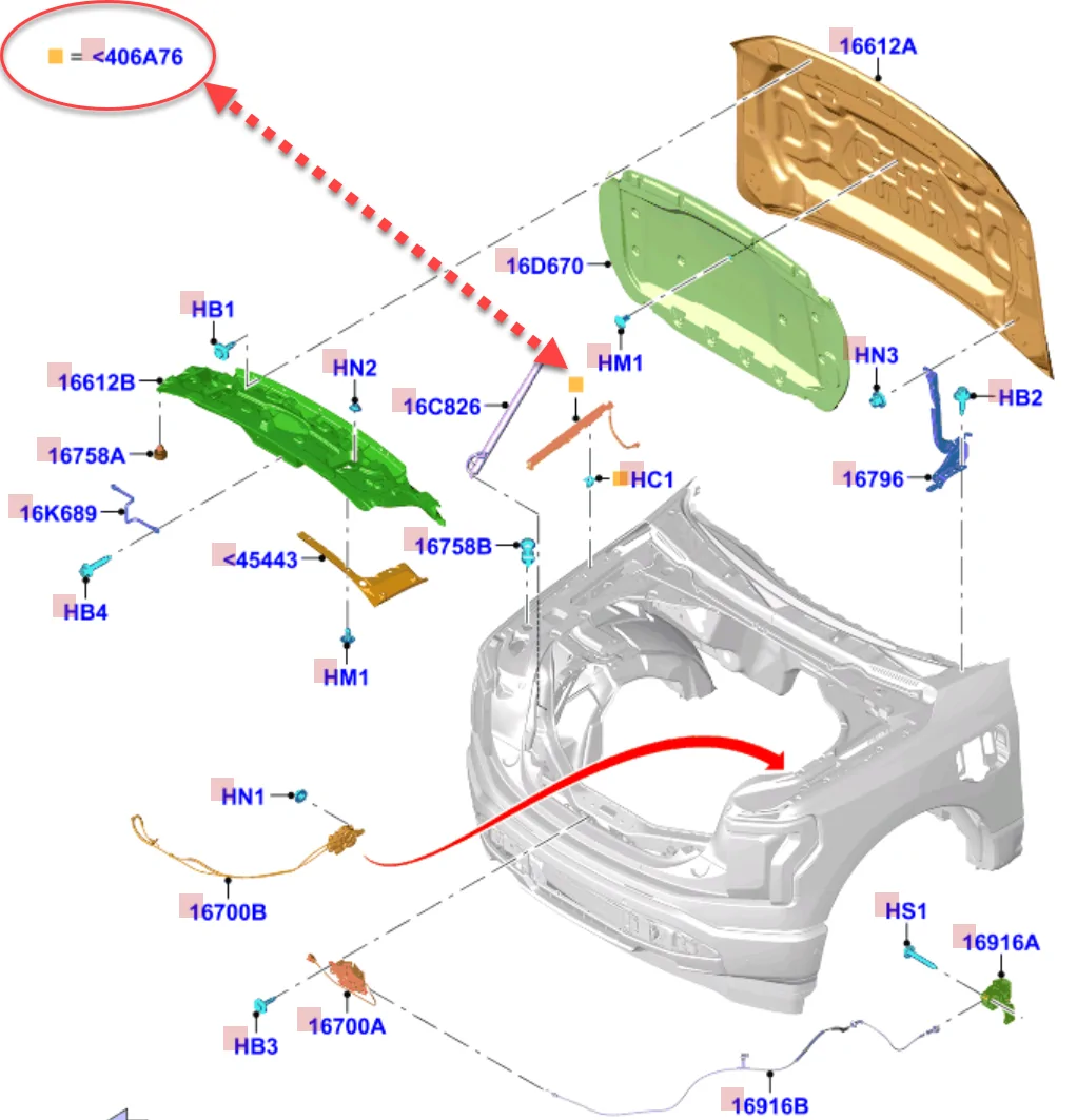 Ford F-150 Lightning 2024 f150 Lightning Flash - Missing /Unidentified part after a collision 1771599790832-gh