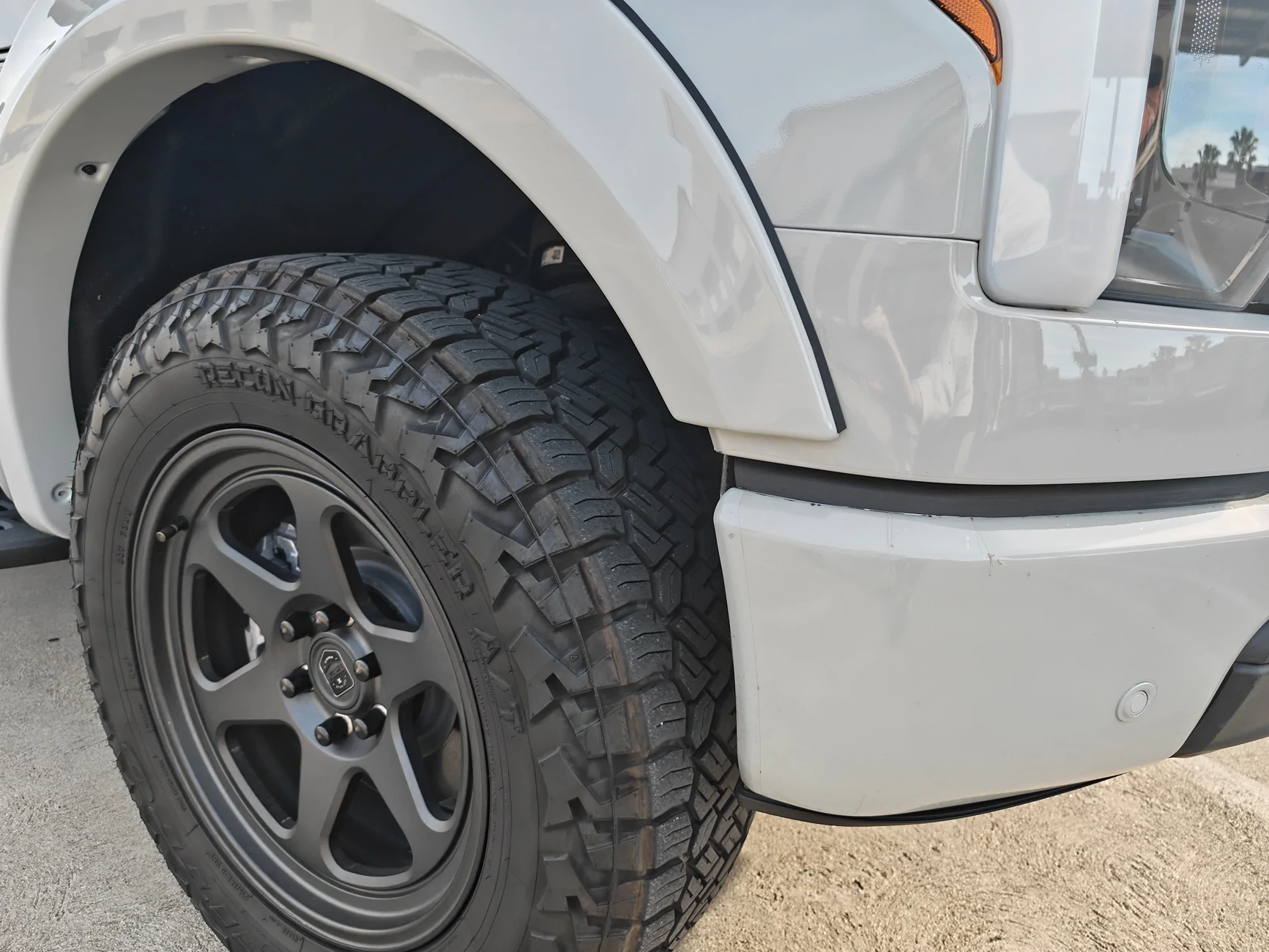 Ford F-150 Lightning Sport Fender Flares by Rough Country installed IMG_20260223_082719495