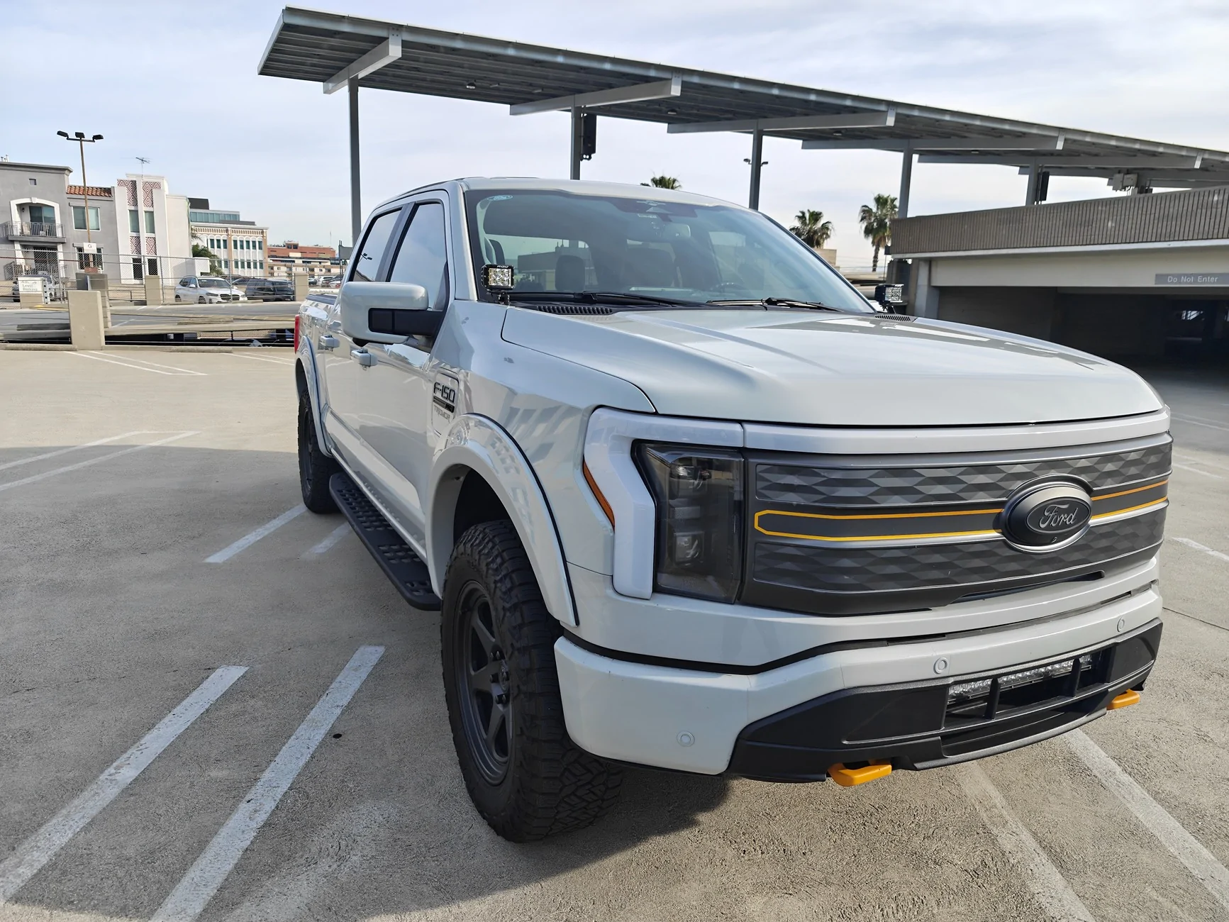 Ford F-150 Lightning Sport Fender Flares by Rough Country installed IMG_20260223_082724944