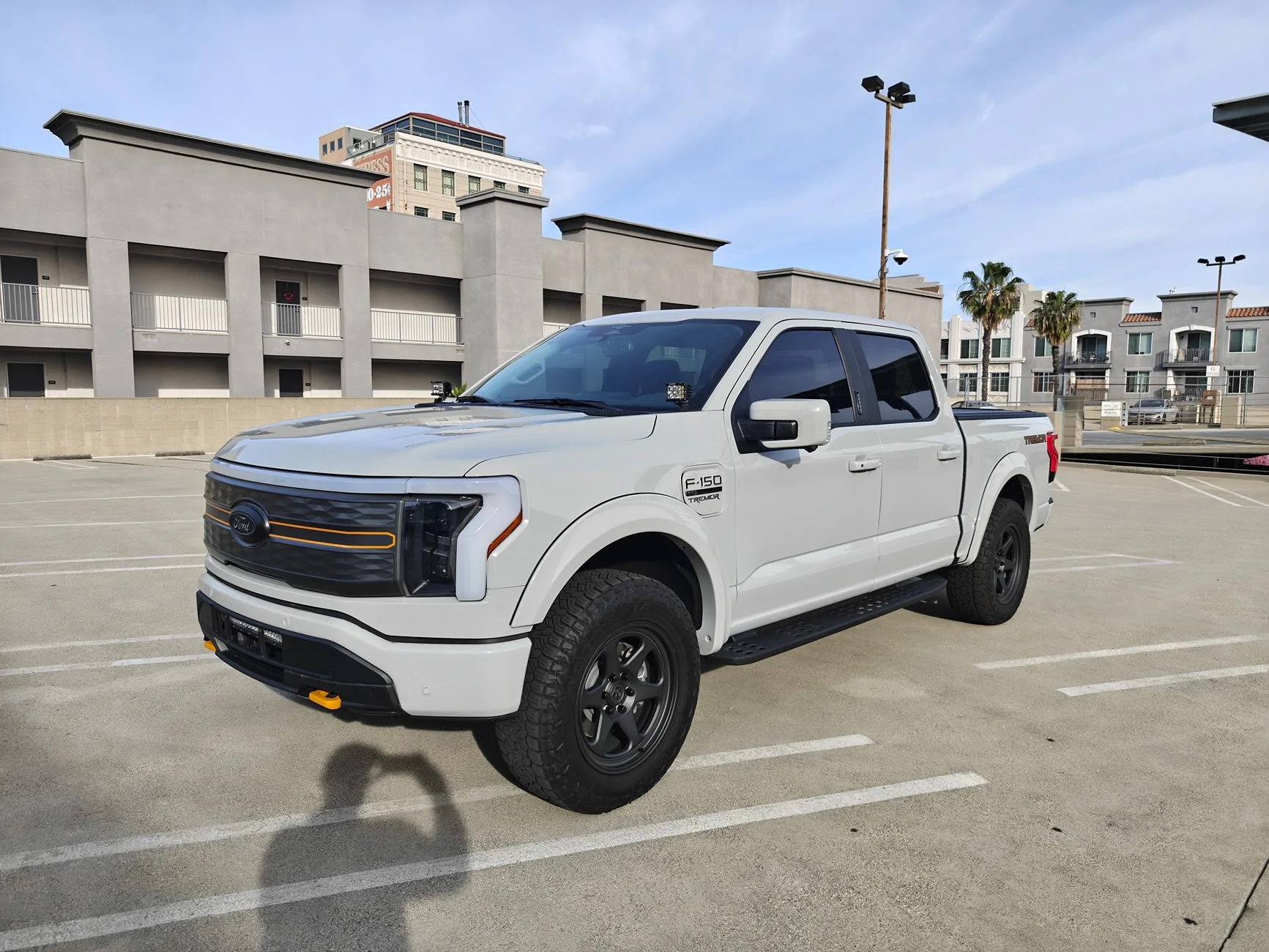 Ford F-150 Lightning Sport Fender Flares by Rough Country installed IMG_20260223_082749580