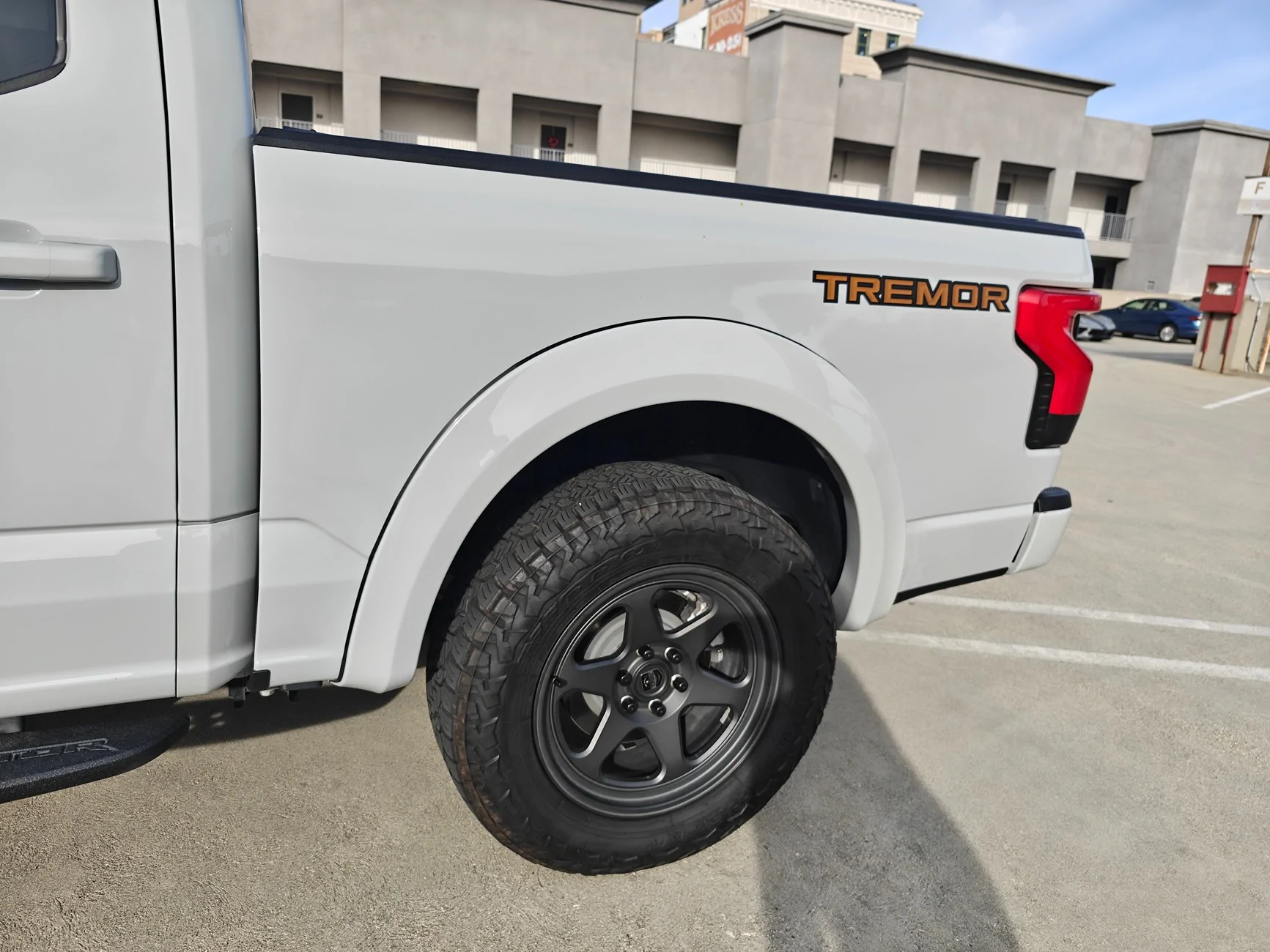 Ford F-150 Lightning Sport Fender Flares by Rough Country installed IMG_20260223_082818907