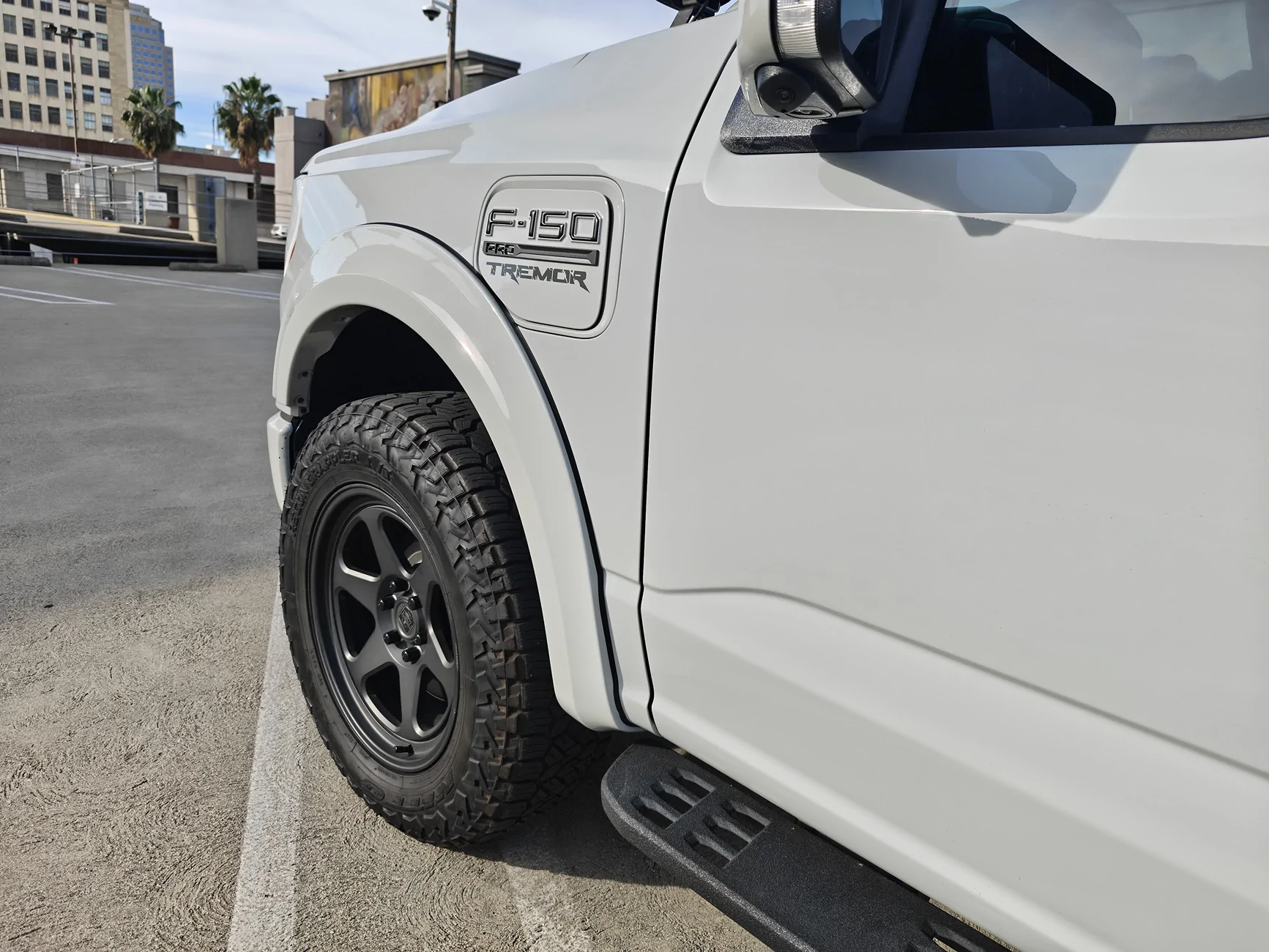 Ford F-150 Lightning Sport Fender Flares by Rough Country installed IMG_20260223_082822492