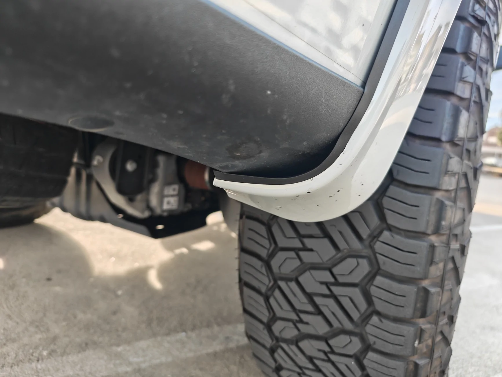 Ford F-150 Lightning Sport Fender Flares by Rough Country installed IMG_20260223_082844089
