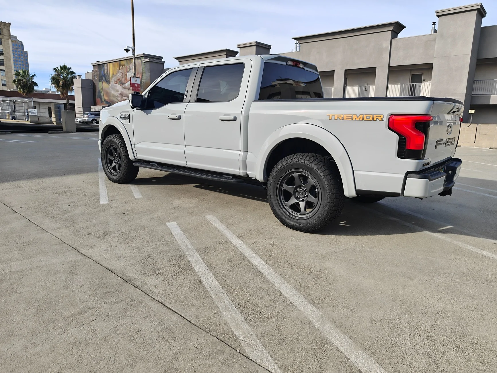 Ford F-150 Lightning Sport Fender Flares by Rough Country installed IMG_20260223_082630704