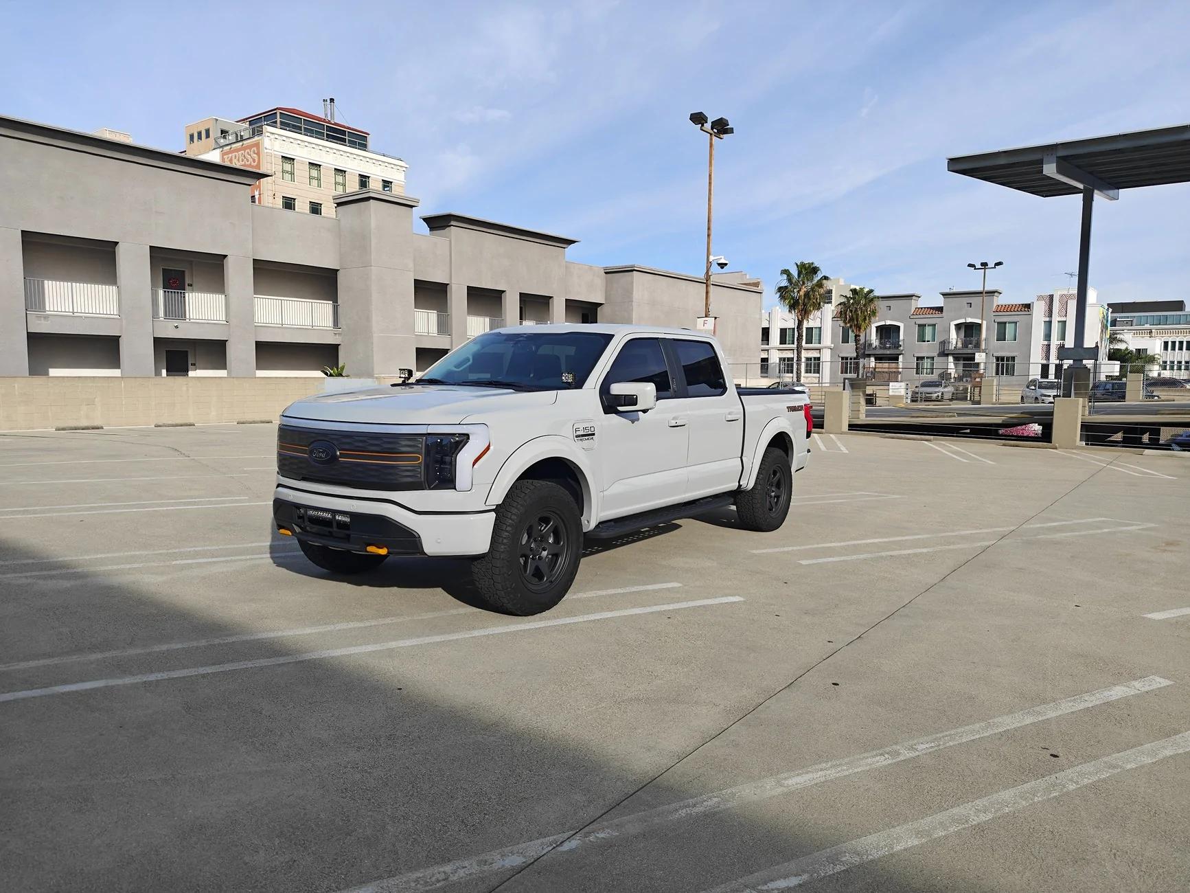 Ford F-150 Lightning Sport Fender Flares by Rough Country installed IMG_20260223_082936190