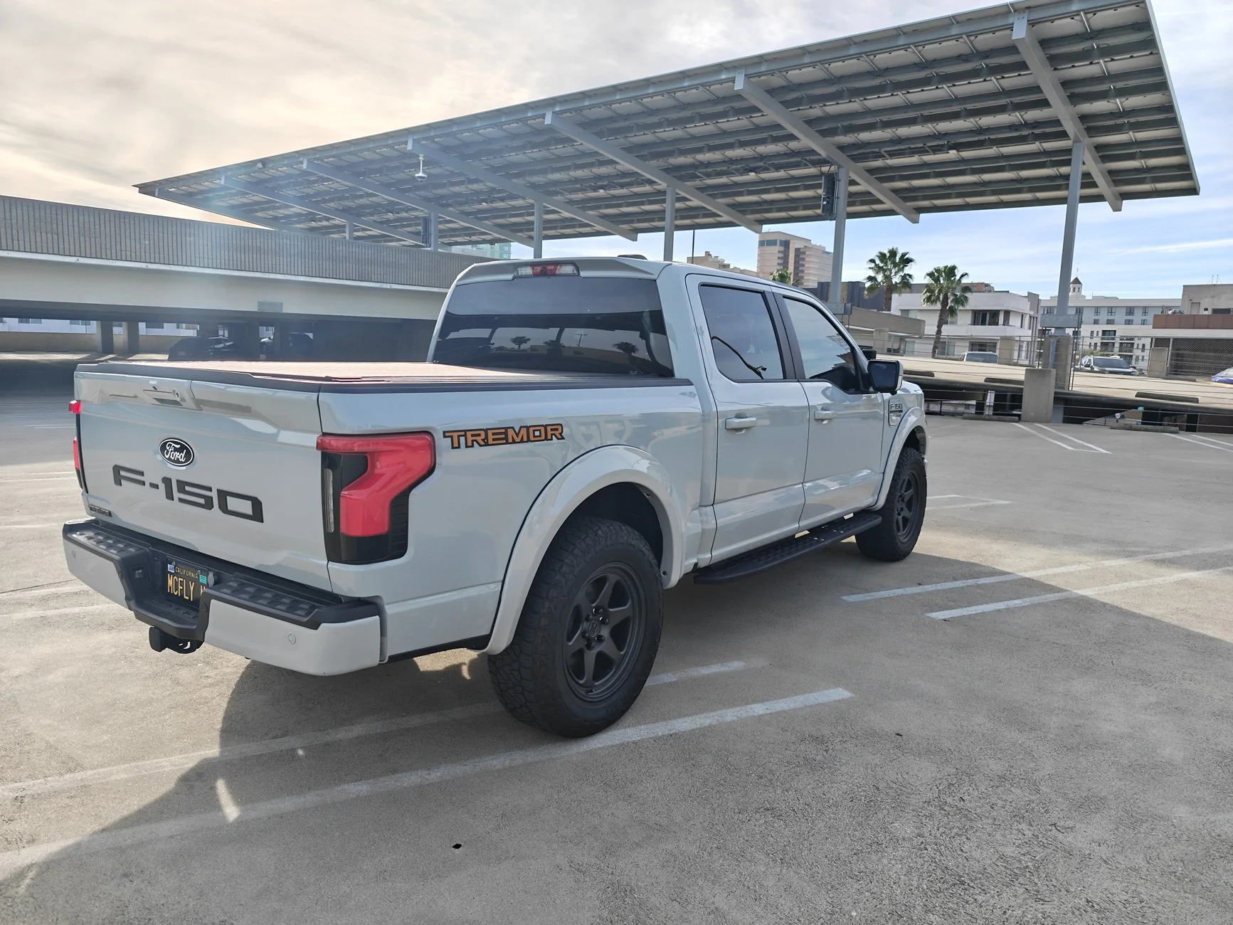 Ford F-150 Lightning Sport Fender Flares by Rough Country installed IMG_20260223_082656449