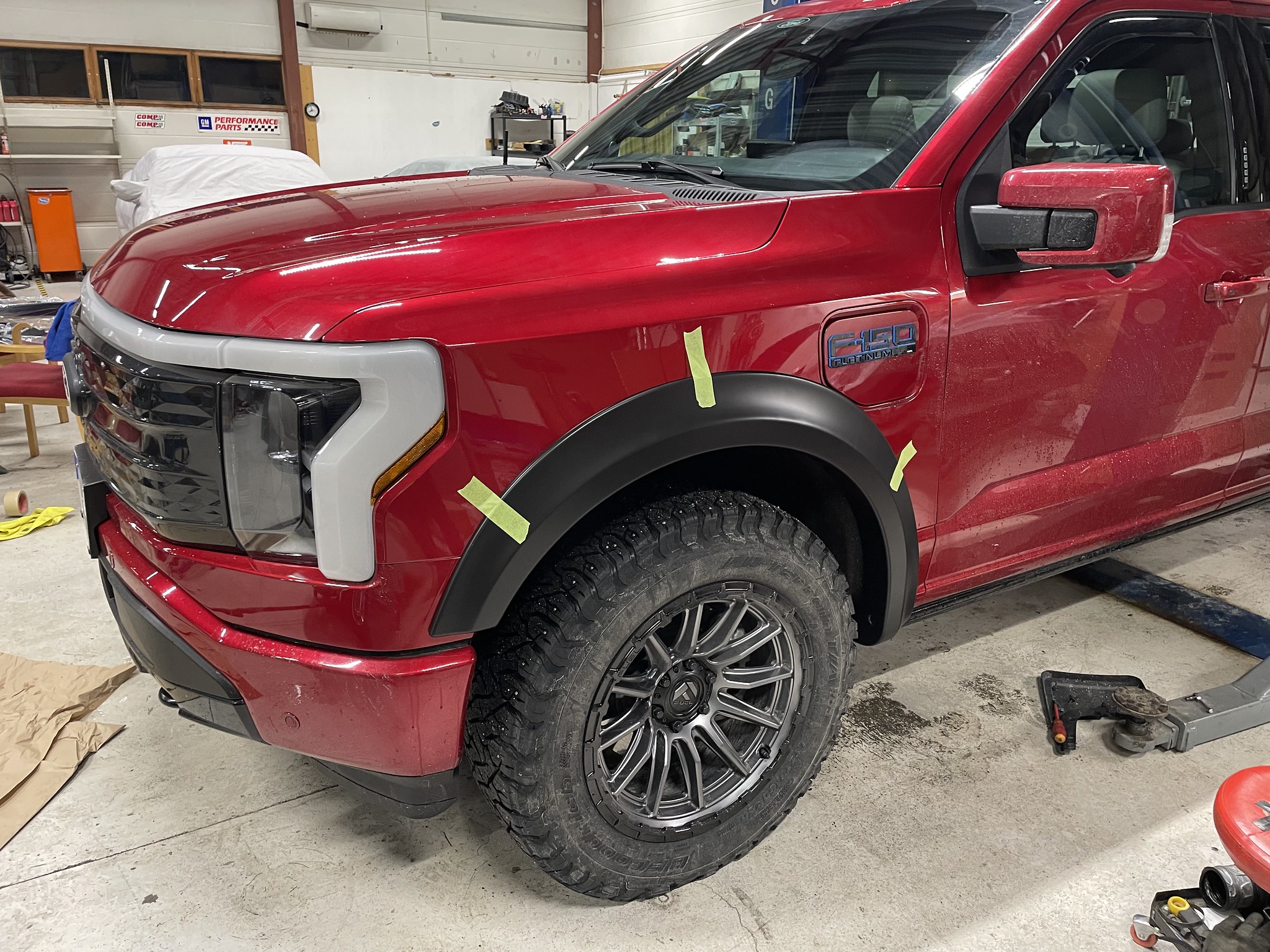 Ford F-150 Lightning Sport Fender Flares by Rough Country installed 55021414331_7b5984e7de_k
