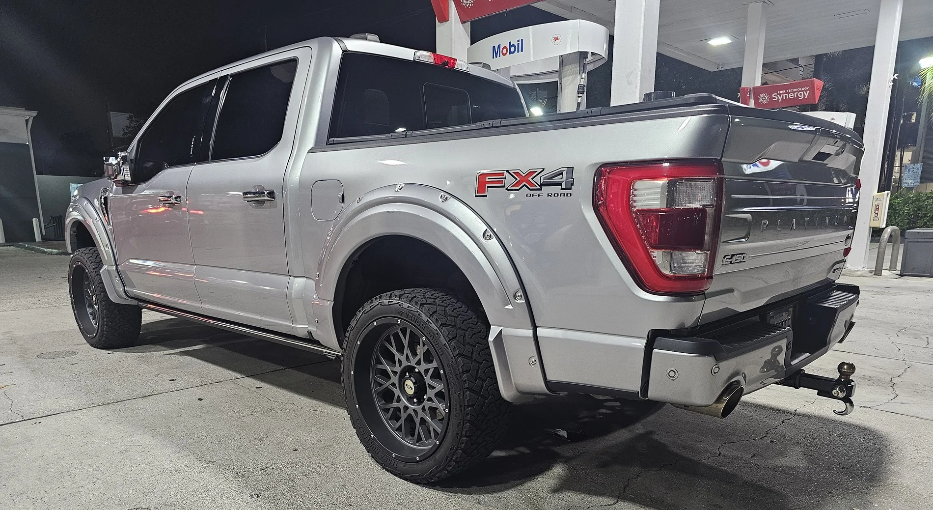 Ford F-150 Lightning Sport Fender Flares by Rough Country installed 20240118_204001